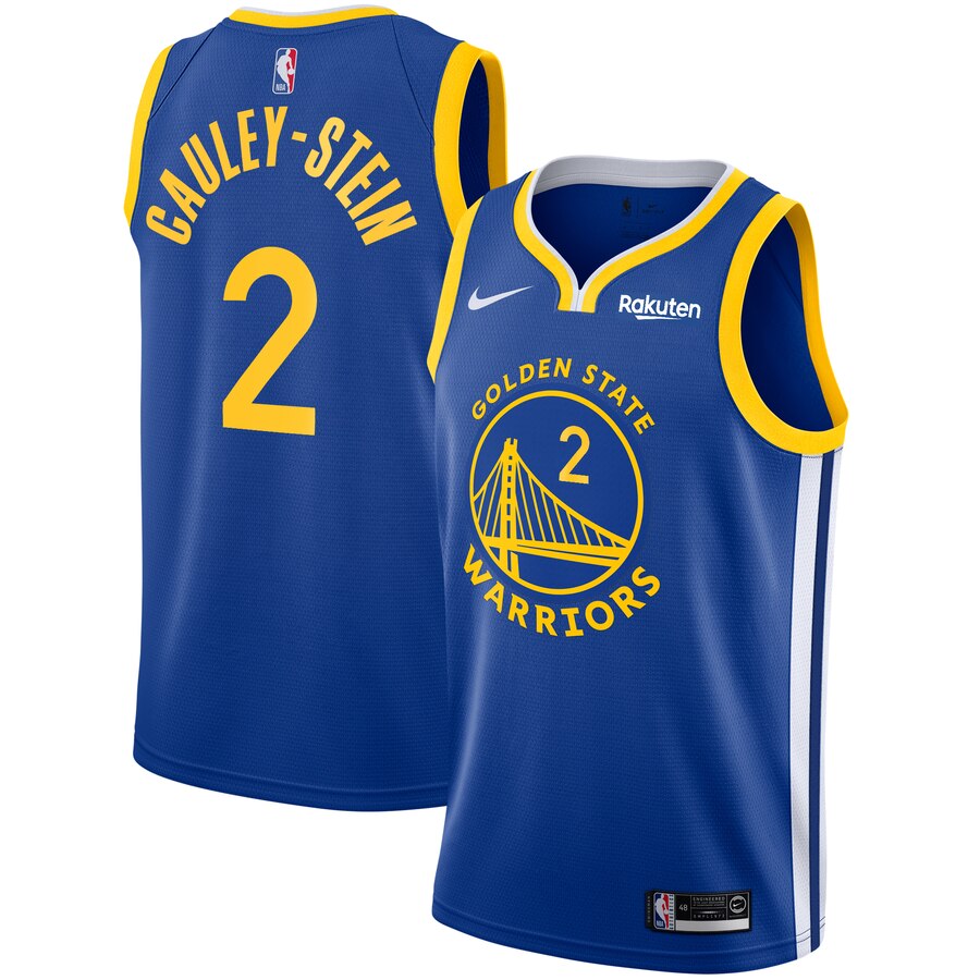 Willie Cauley-stein Golden State Warriors Swingman Badge Jersey Royal - Icon Edition