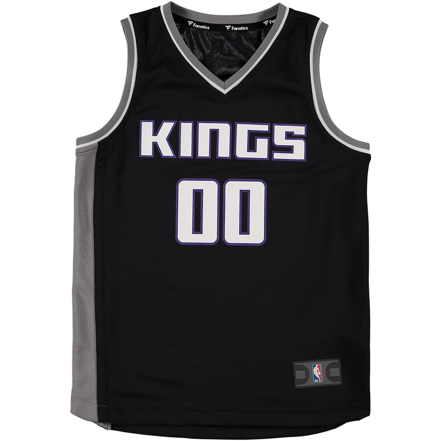 Alternative view of Willie Cauley-stein Sacramento Kings Fanatics Branded Youth Fast Break Replica Jersey Black - Statement Edition