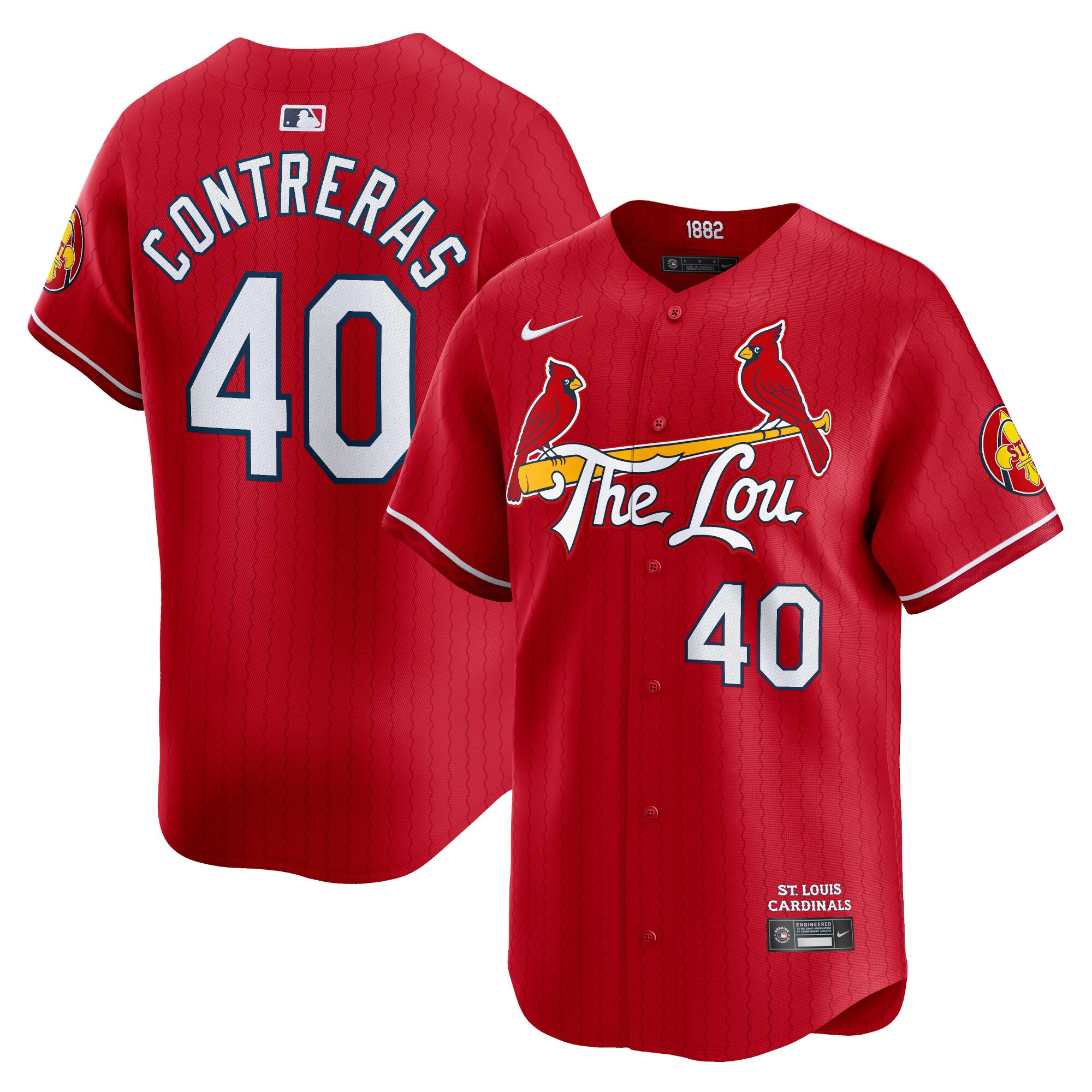 Willson Contreras St. Louis Cardinals 2024 City Connect Limited Player Jersey - Red