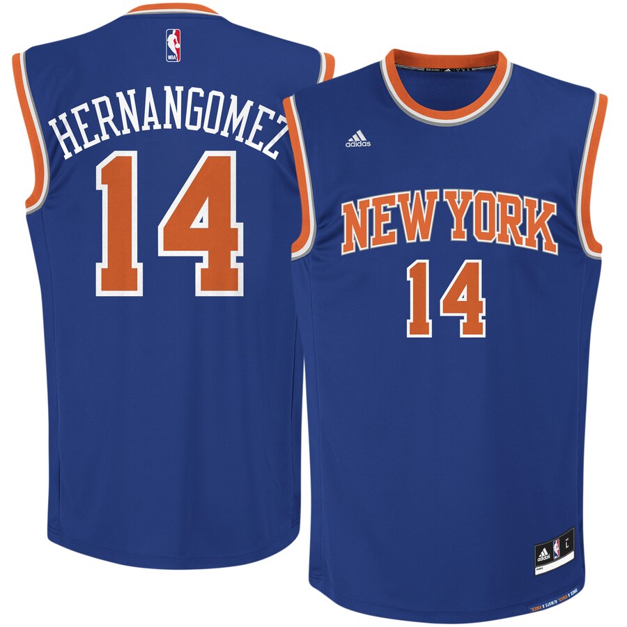 Willy Hernangomez New York Knicks Adidas Road Replica Jersey - Royal