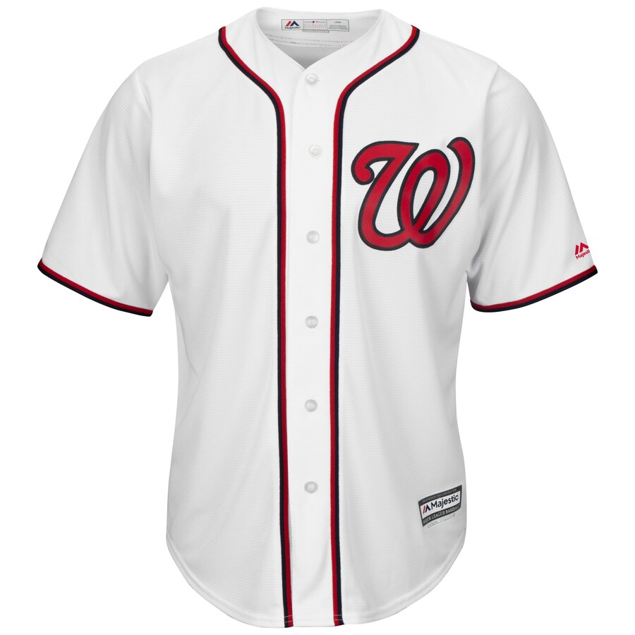 Alternative view of Wilmer Difo Washington Nationals Majestic Home Cool Base Player Jersey - White Color