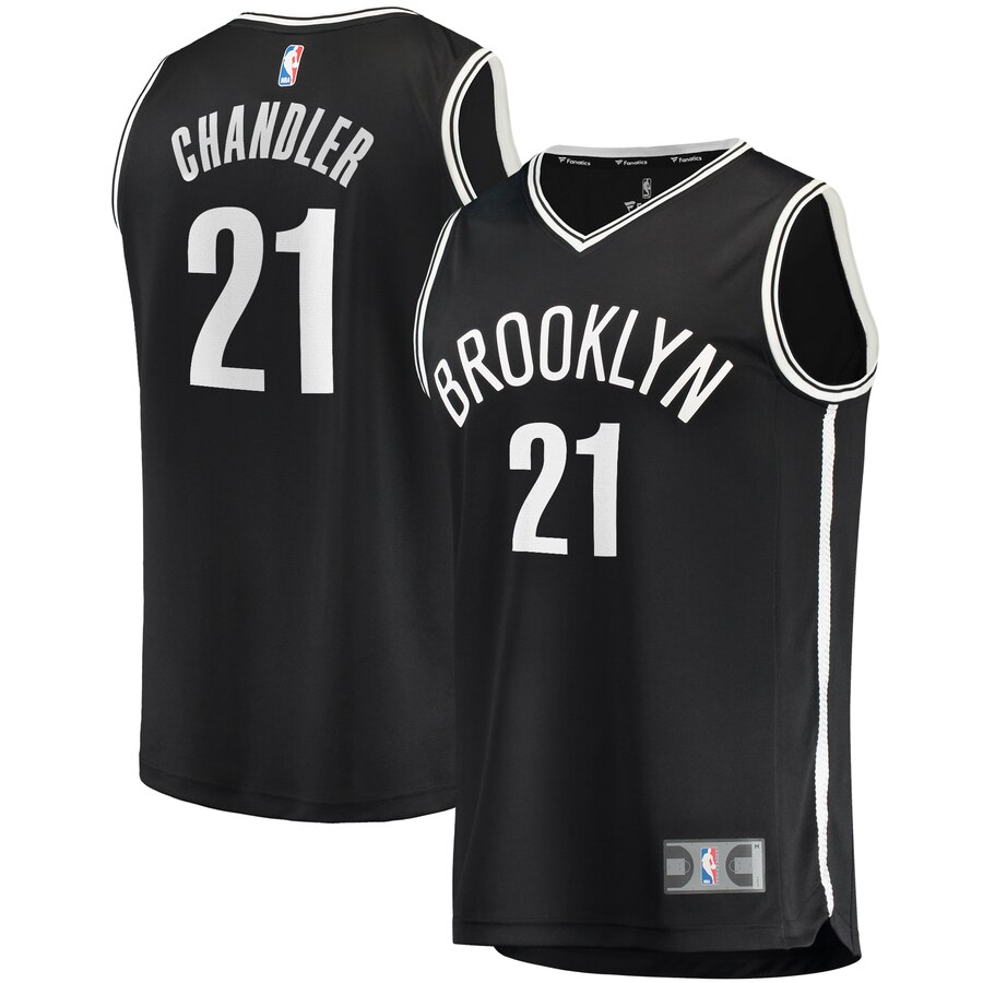 Wilson Chandler Brooklyn Nets Fanatics Branded Youth Fast Break Replica Jersey Black - Icon Edition
