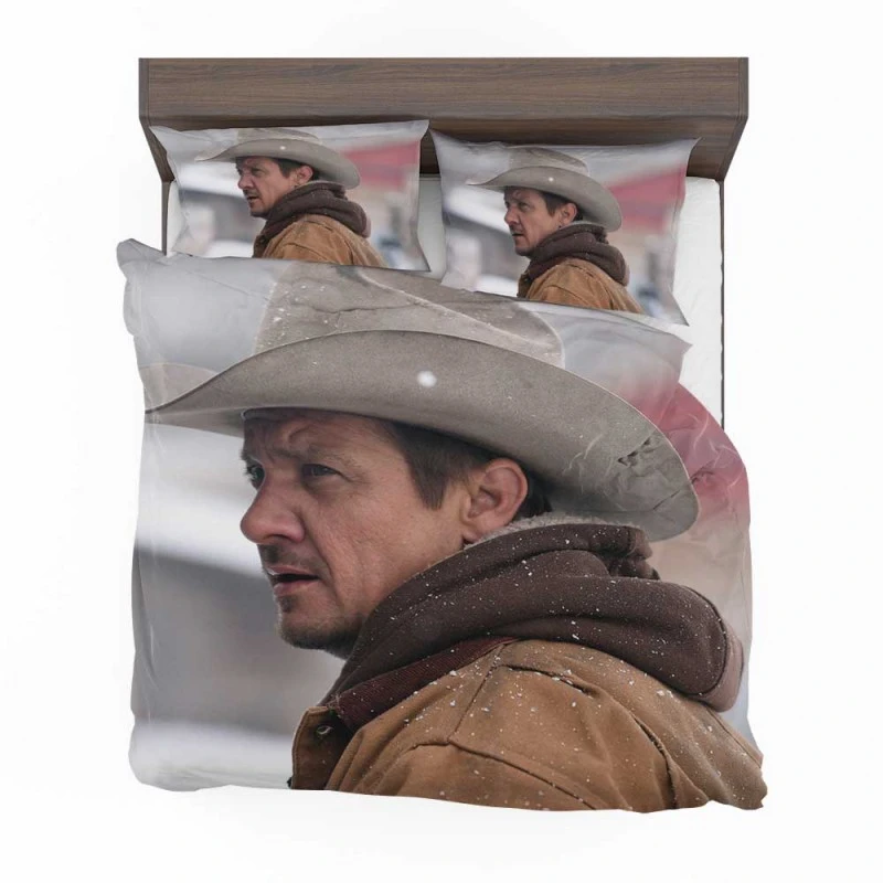Alternative view of Wind River Movie Jeremy Renner Bedding Set - Custom Bedding Set