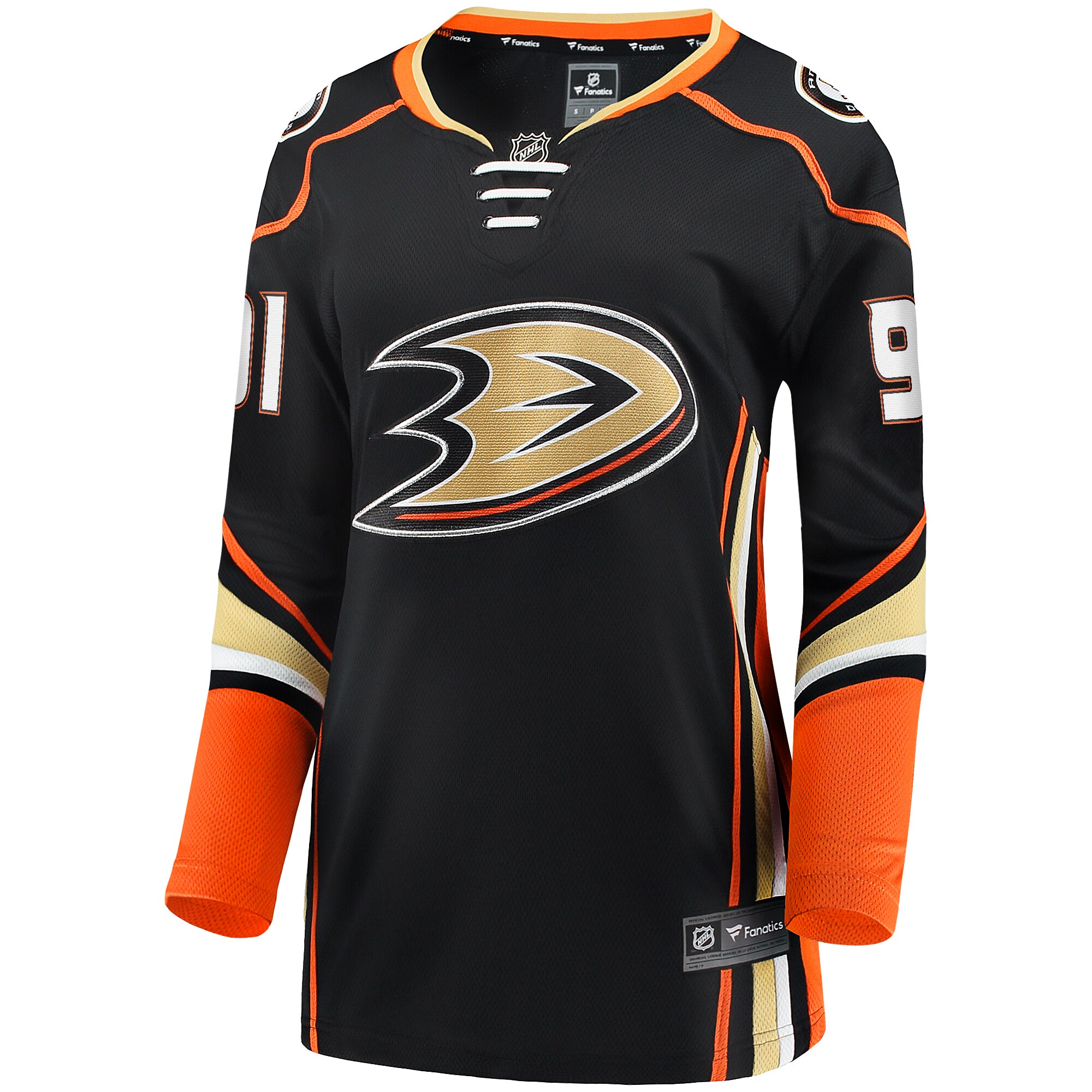 Alternative view of Women's Anaheim Ducks Leo Carlsson Black Home Breakaway Player Jersey - JS456 