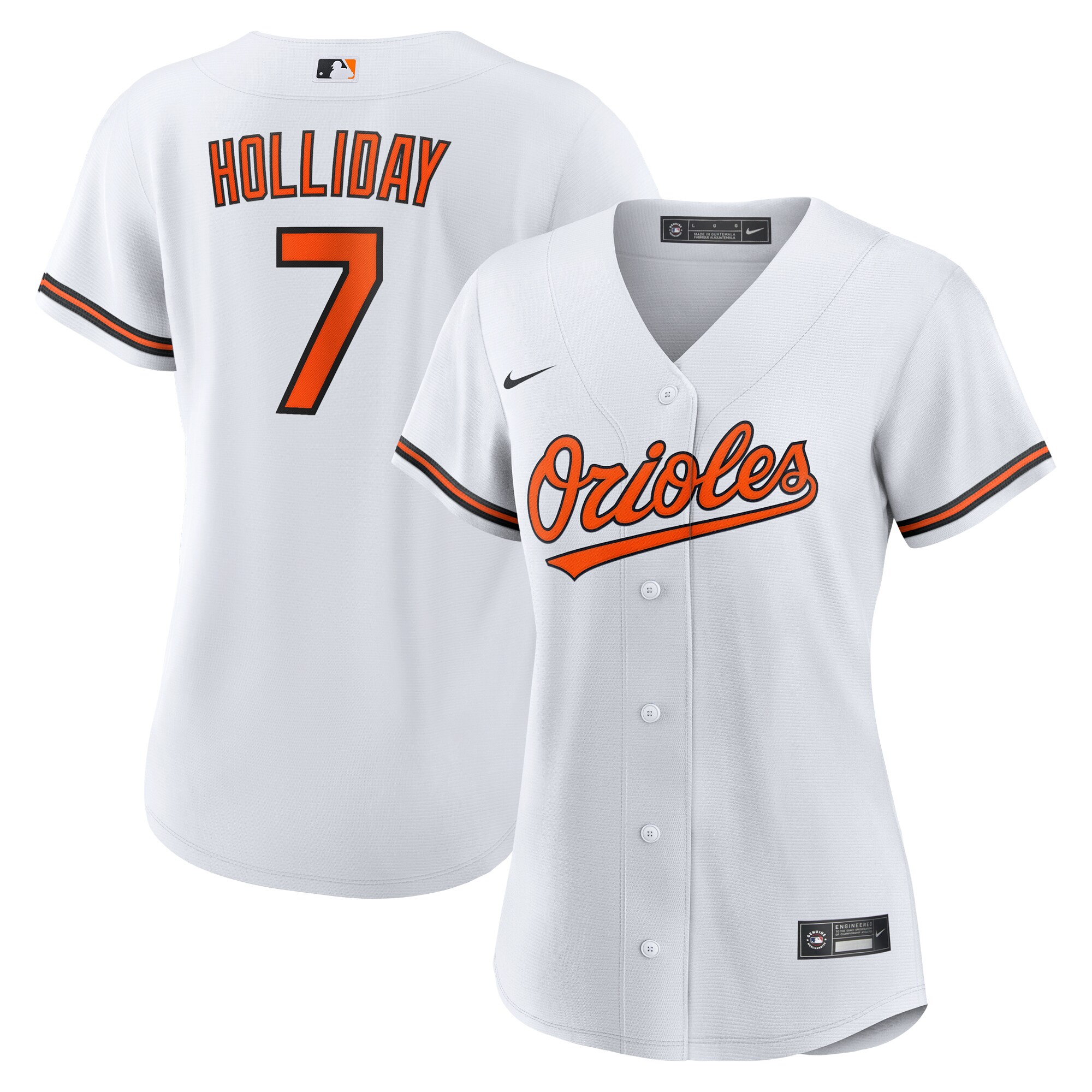 Women's Baltimore Orioles Jackson Holliday White Home Player Jersey