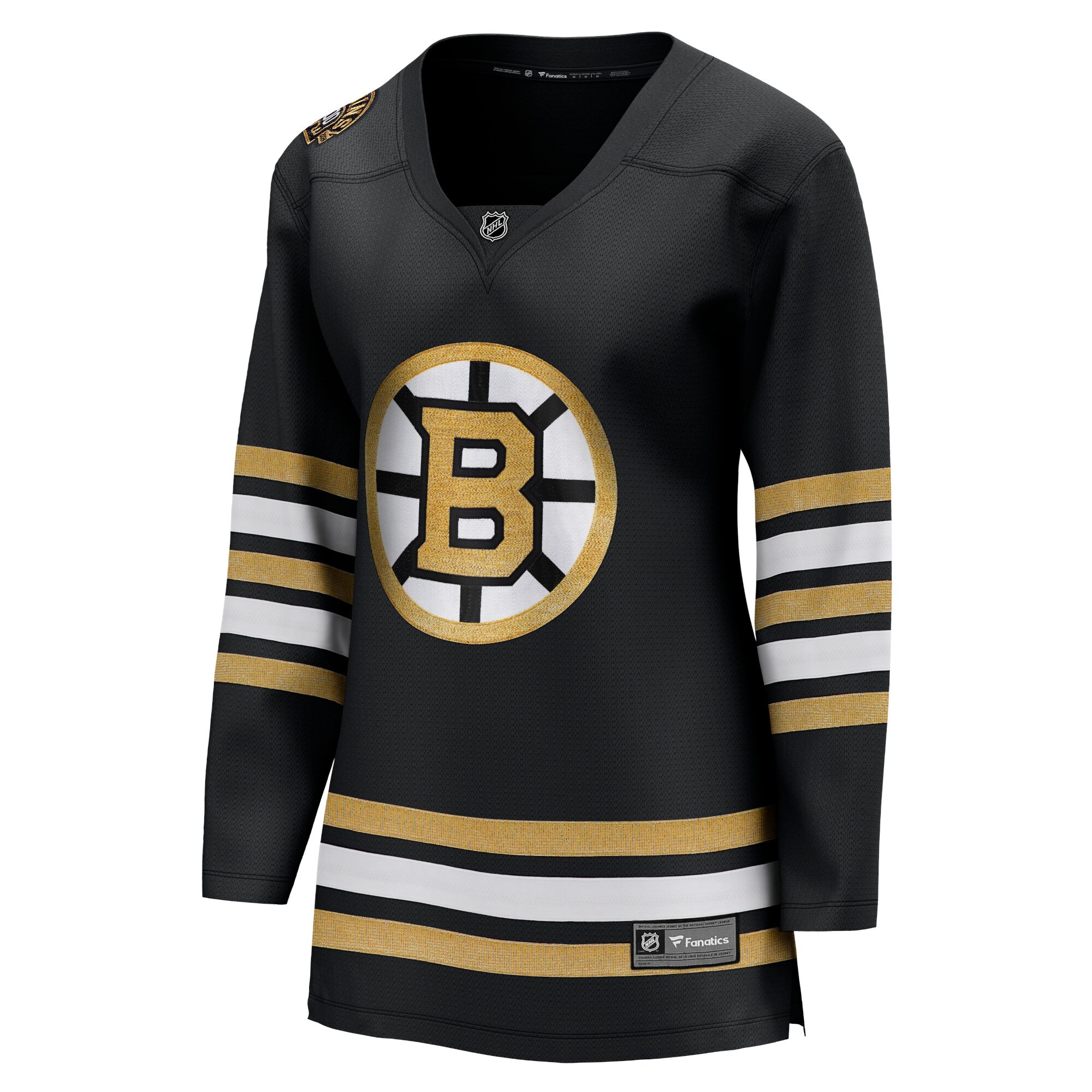 Alternative view of Women's Boston Bruins Black 100th Anniversary Premier Breakaway Jersey - JS601 