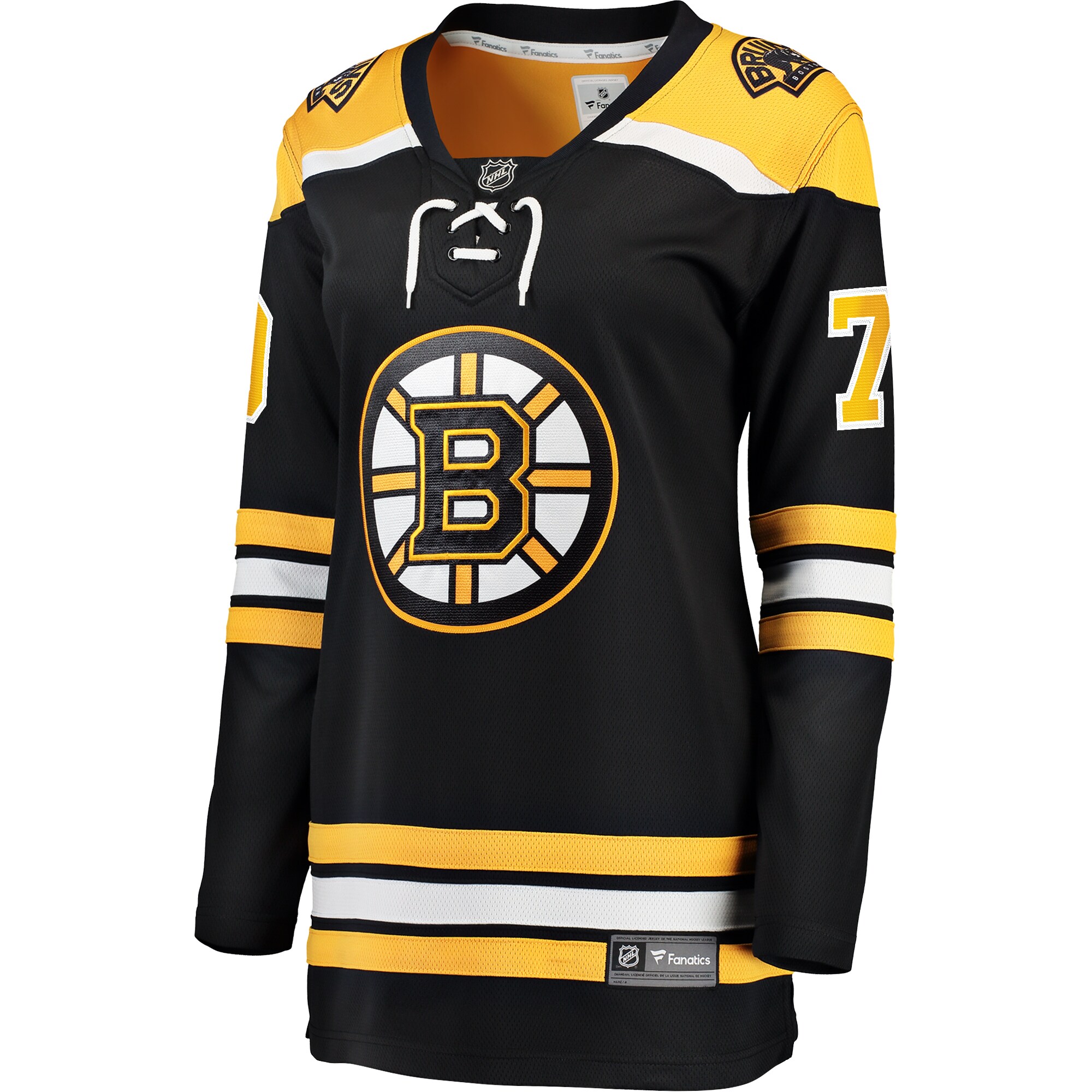 Alternative view of Women's Boston Bruins Jesper Boqvist Black Home Breakaway Player Jersey - JS516 
