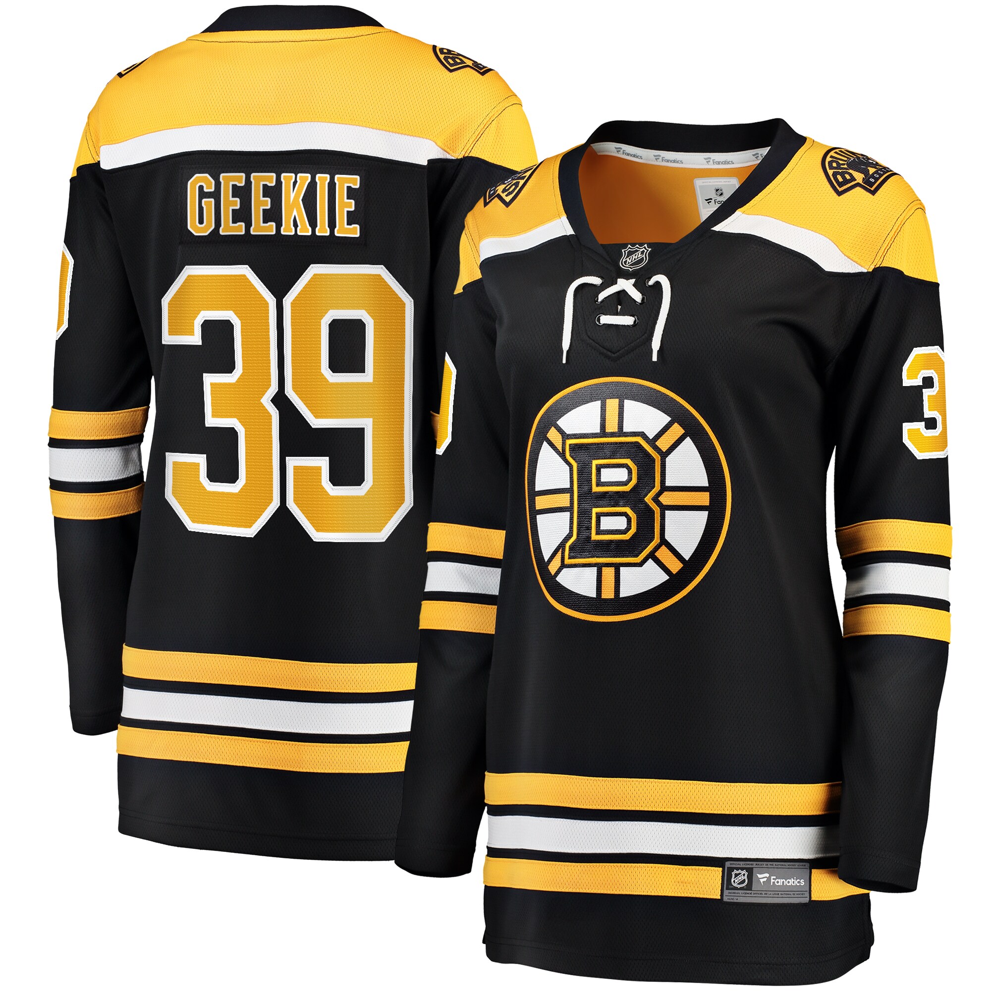 Women's Boston Bruins Morgan Geekie Black Home Breakaway Player Jersey - JS744 
