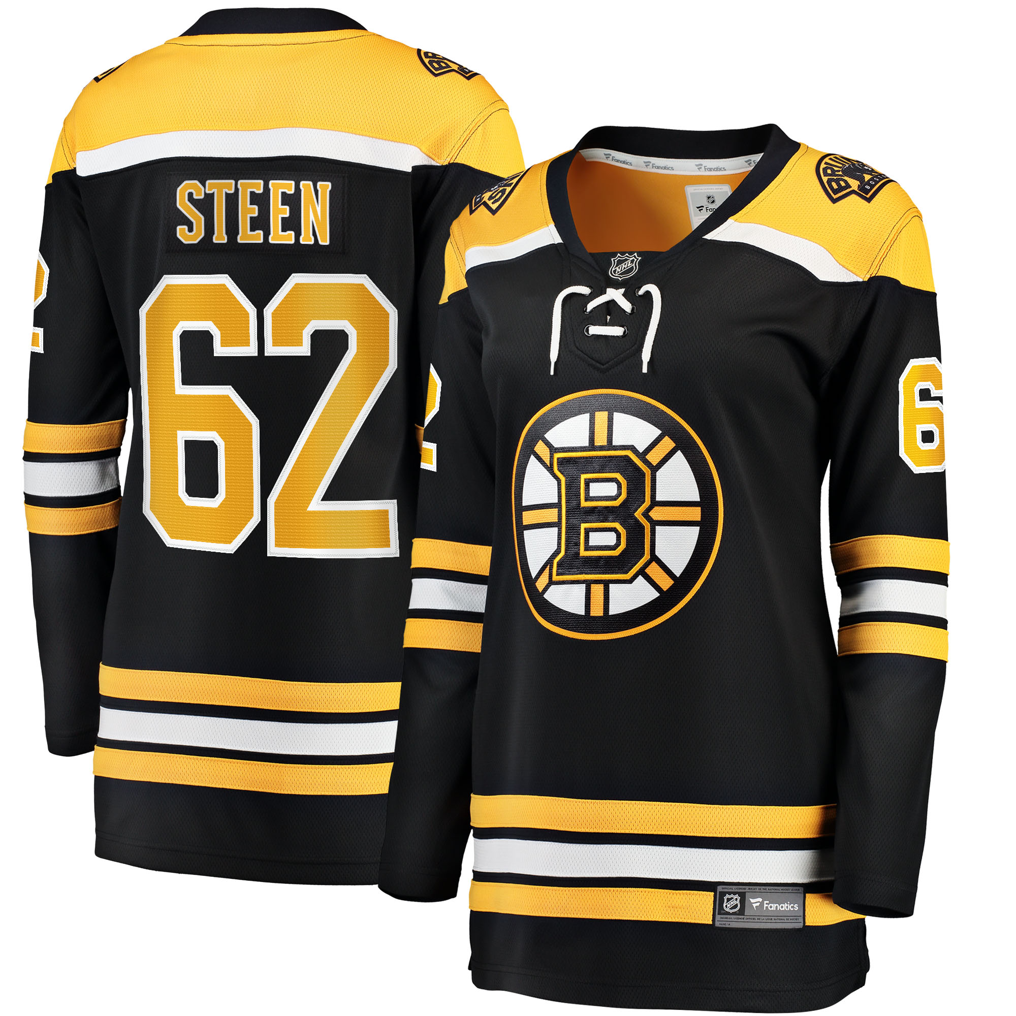 Women's Boston Bruins Oskar Steen Black Home Breakaway Player Jersey - JS269 
