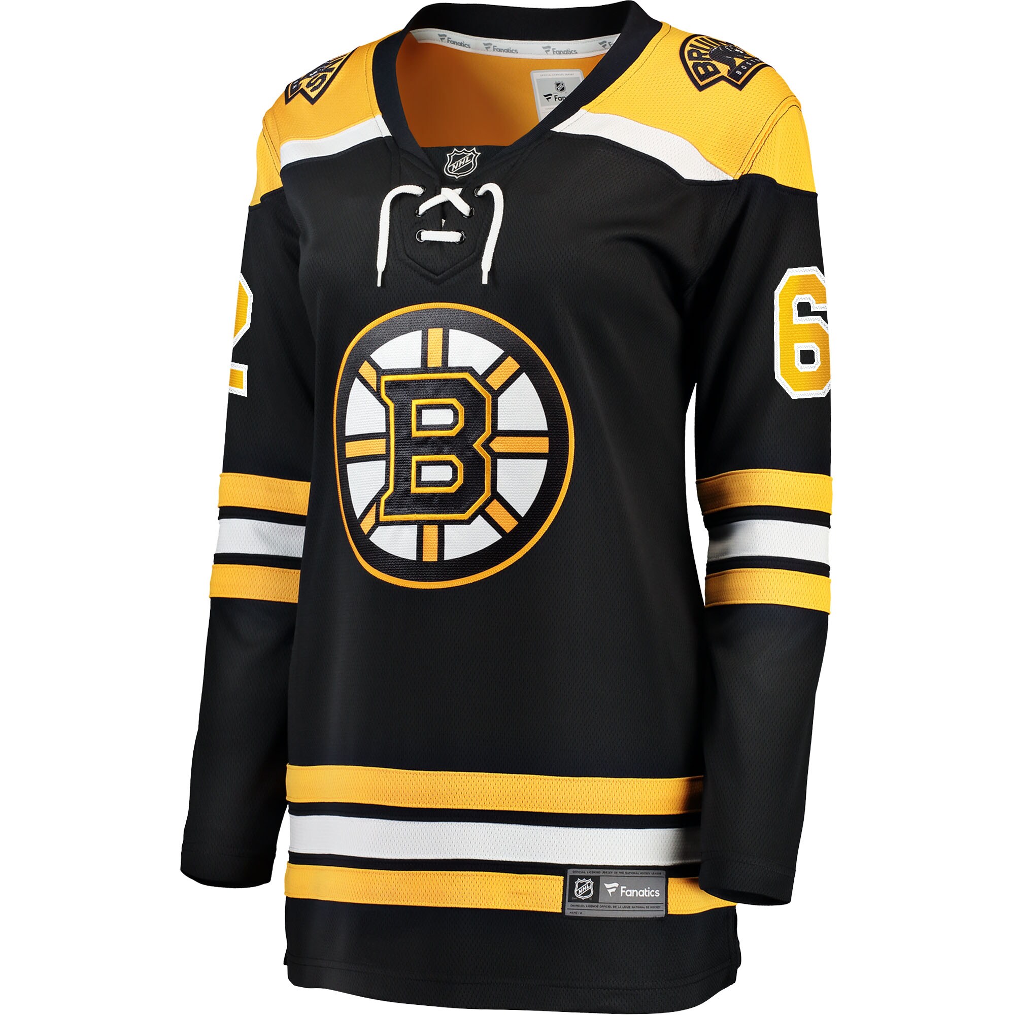 Alternative view of Women's Boston Bruins Oskar Steen Black Home Breakaway Player Jersey - JS269 