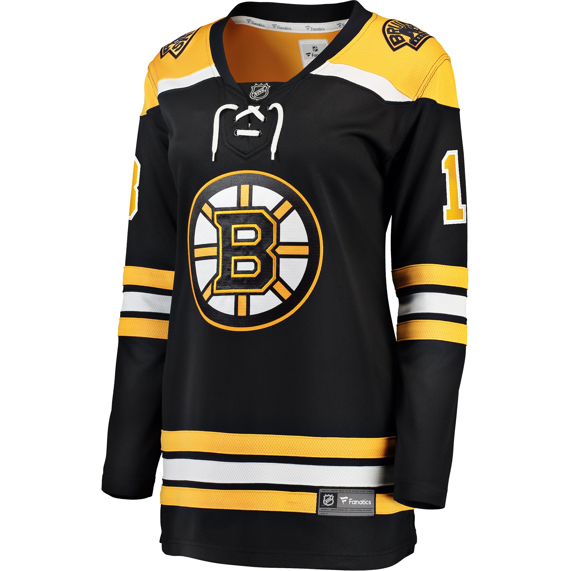 Alternative view of Women's Boston Bruins Pavel Zacha Black Home Breakaway Player Jersey - JS368 