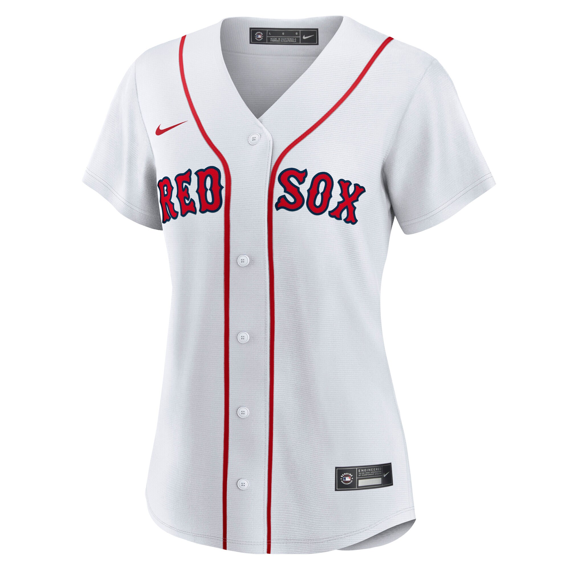 Alternative view of Women's Boston Red Sox David Ortiz White Home Jersey