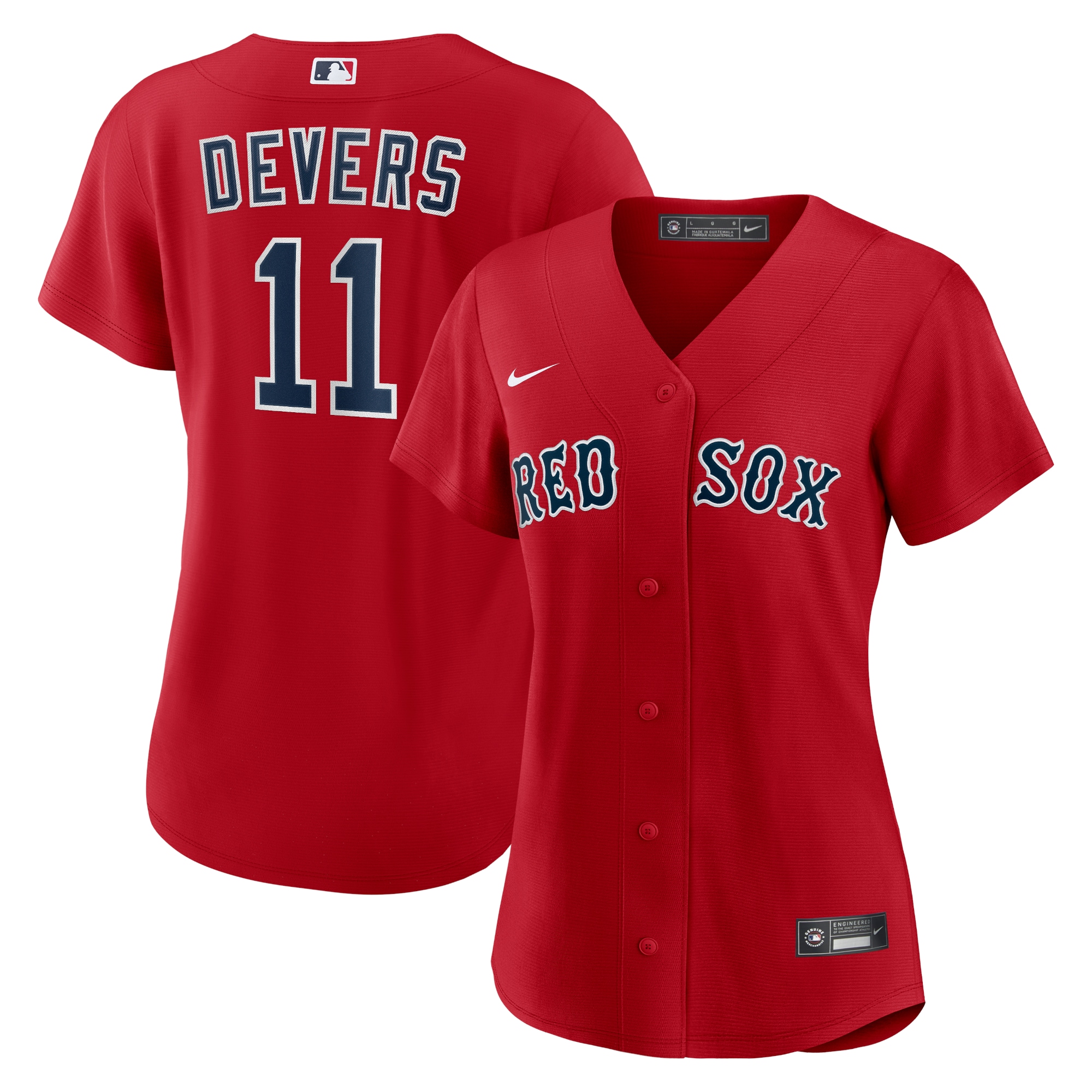 Women's Boston Red Sox Rafael Devers Red Alternate Player Jersey
