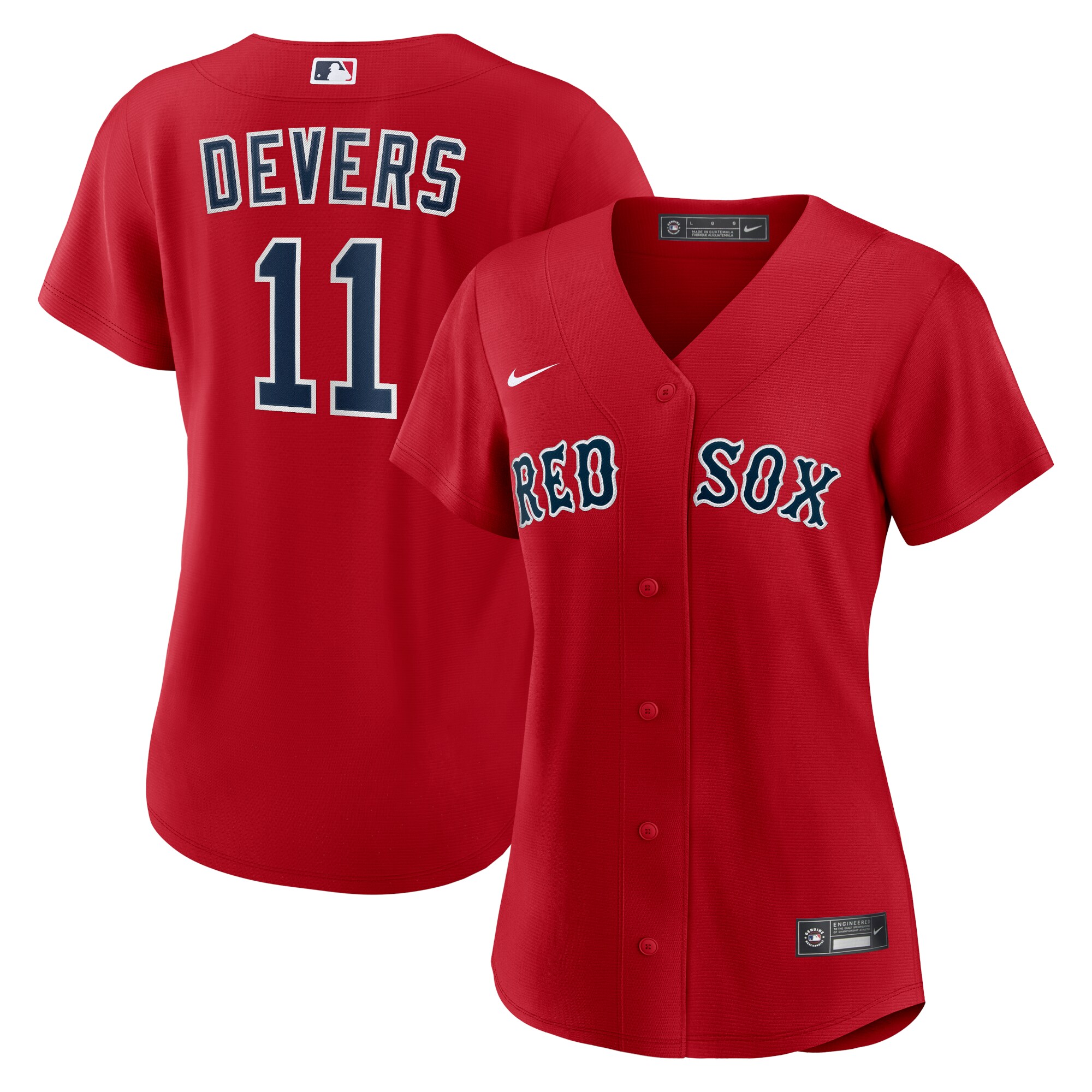 Women's Boston Red Sox Rafael Devers Red Alternate Player Jersey