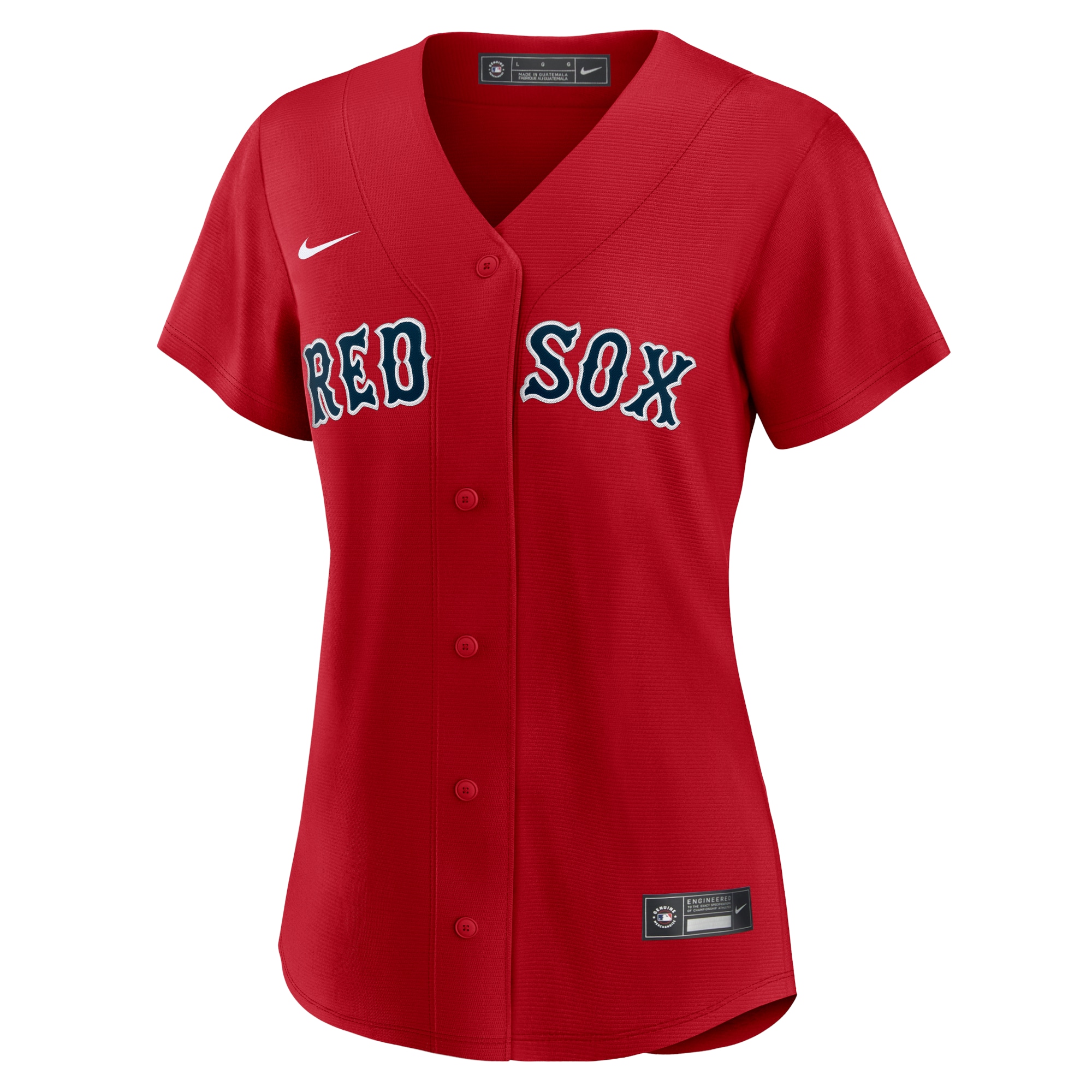 Alternative view of Women's Boston Red Sox Rafael Devers Red Alternate Player Jersey