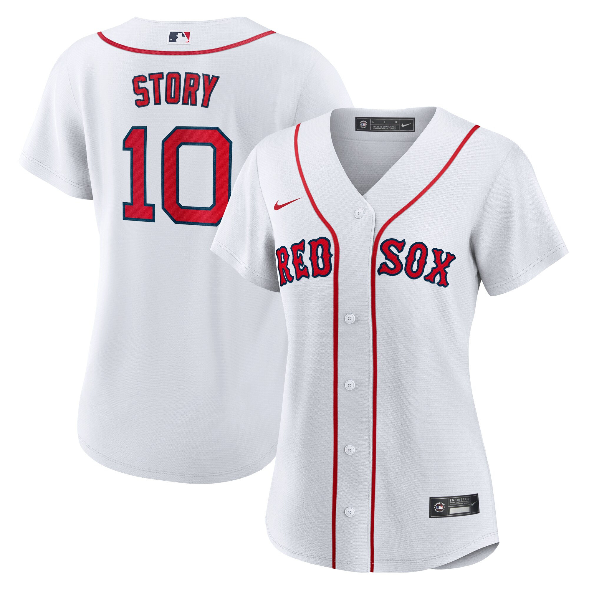 Women's Boston Red Sox Trevor Story White Home Jersey