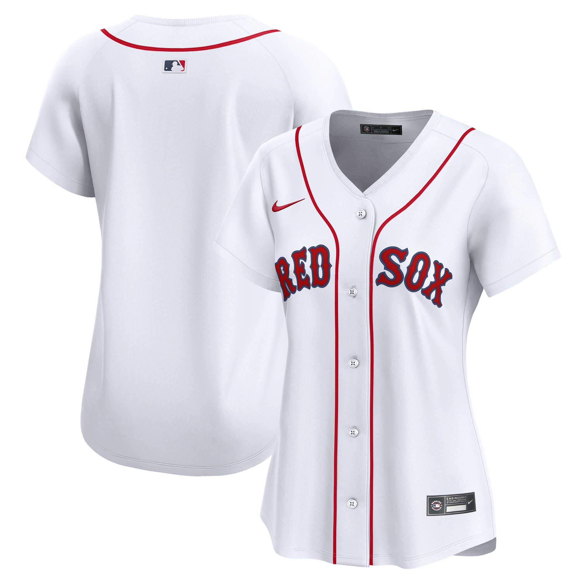Women's Boston Red Sox White Home Limited Jersey