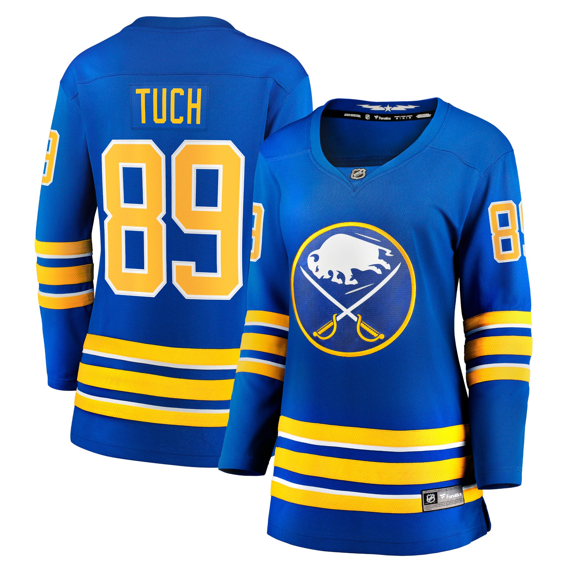 Women's Buffalo Sabres Alex Tuch Royal Home Breakaway Player Jersey - JS926 
