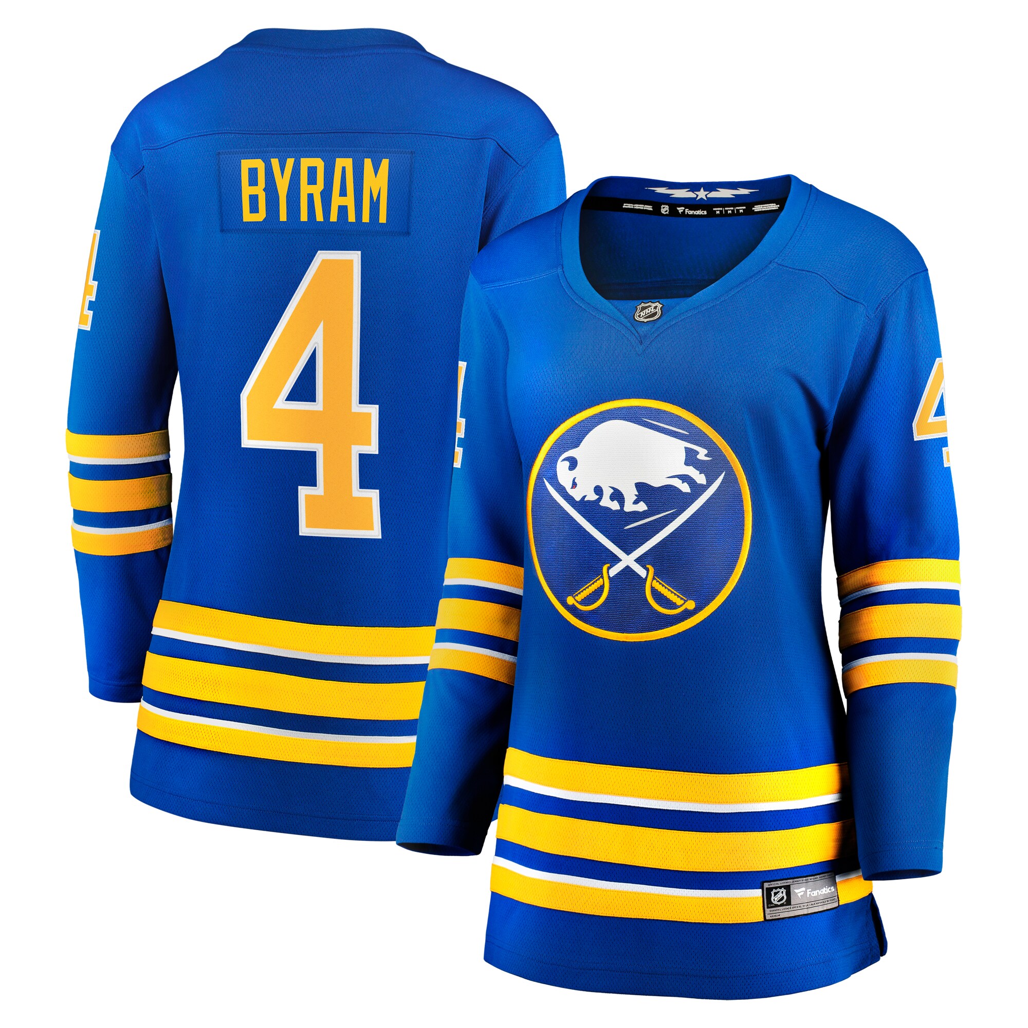 Women's Buffalo Sabres Bowen Byram Royal Home Breakaway Player Jersey - JS266 