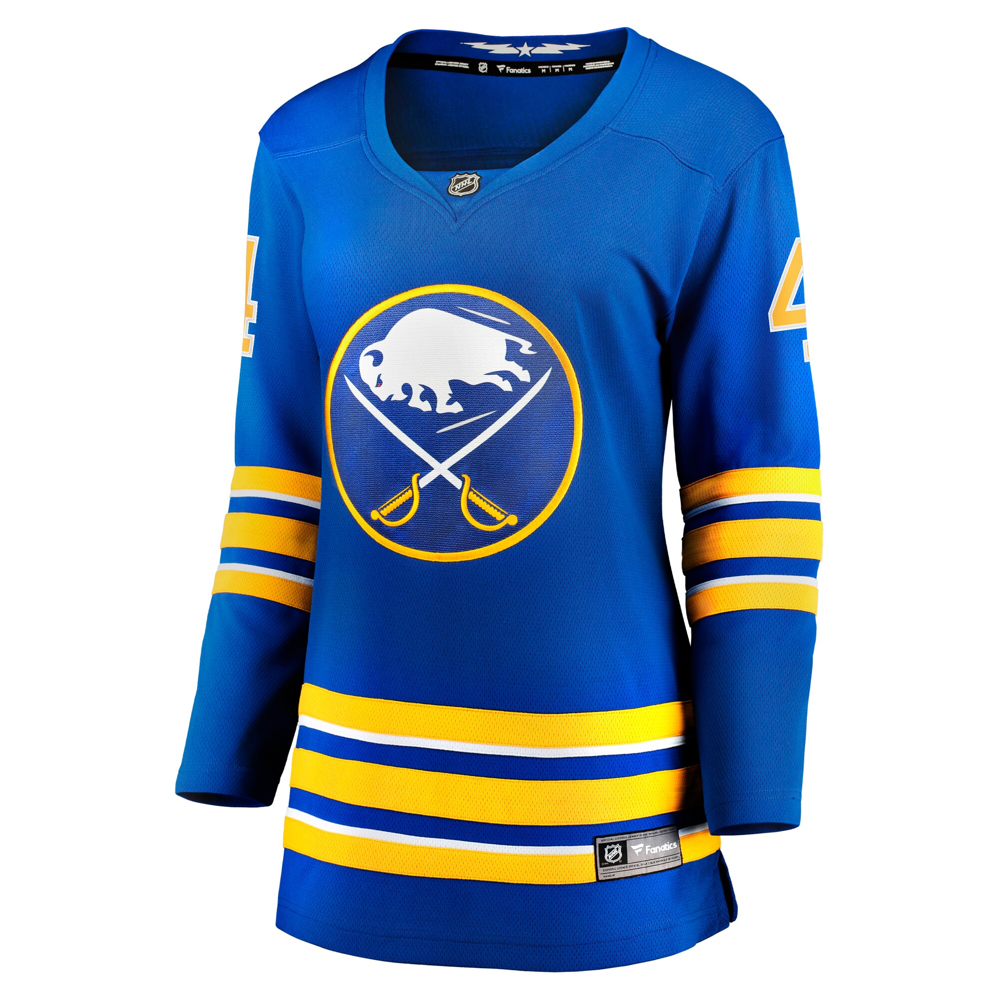 Alternative view of Women's Buffalo Sabres Bowen Byram Royal Home Breakaway Player Jersey - JS266 