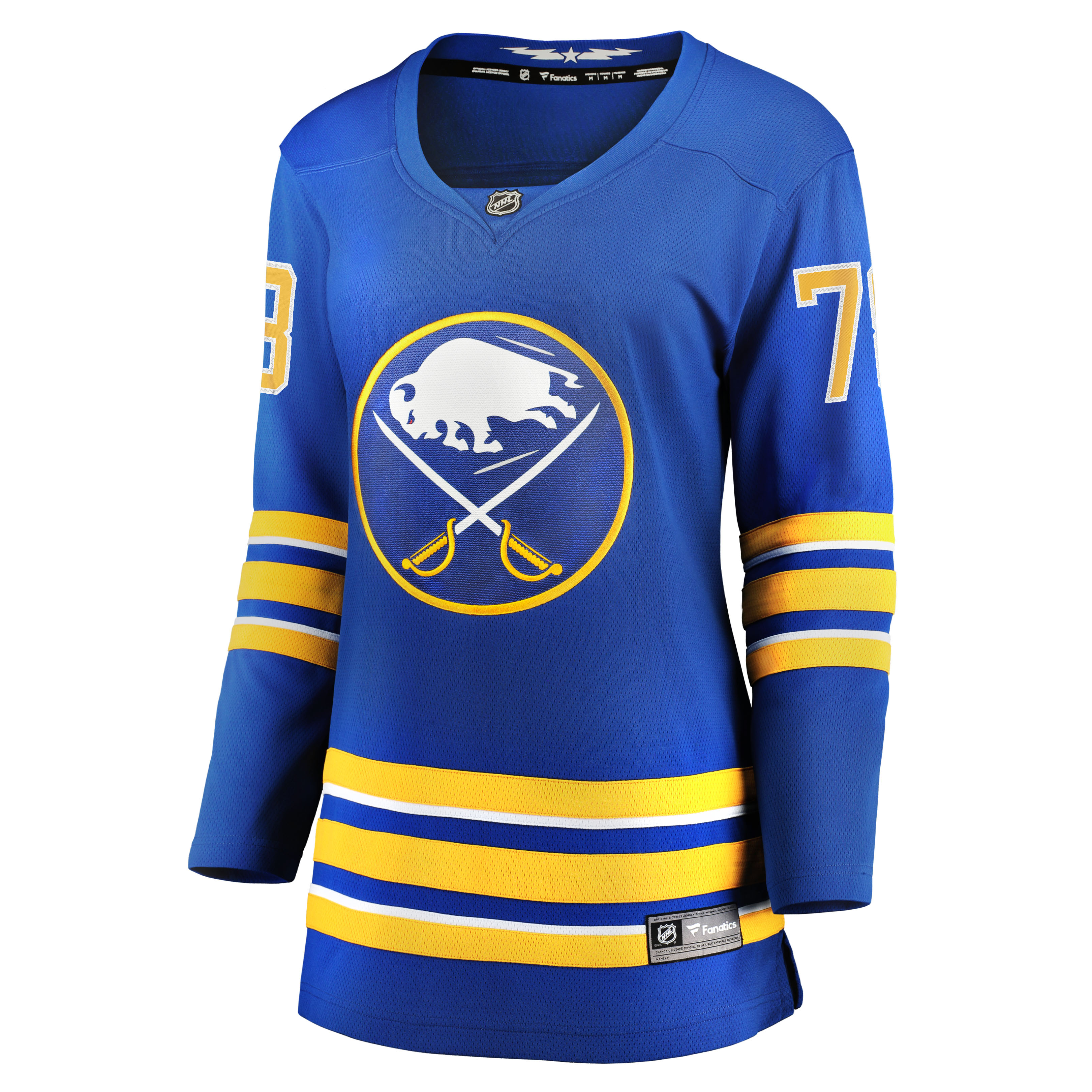 Alternative view of Women's Buffalo Sabres Jacob Bryson Royal Home Breakaway Player Jersey - JS377 