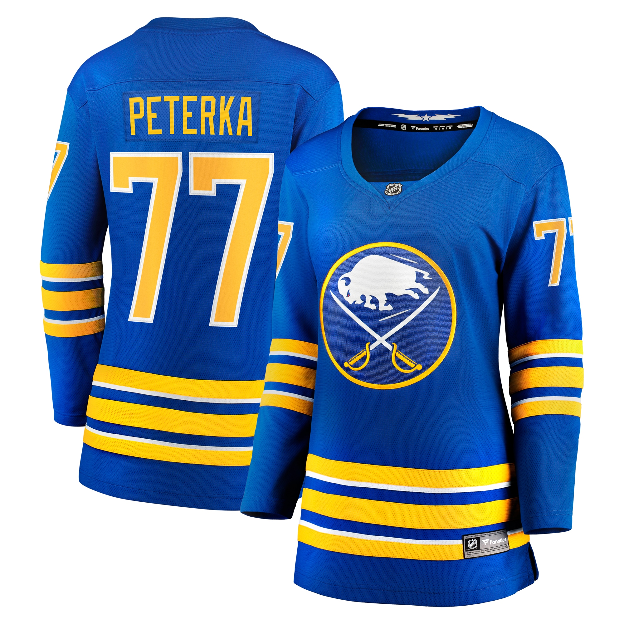 Women's Buffalo Sabres JJ Peterka Royal Home Breakaway Player Jersey - JS733 