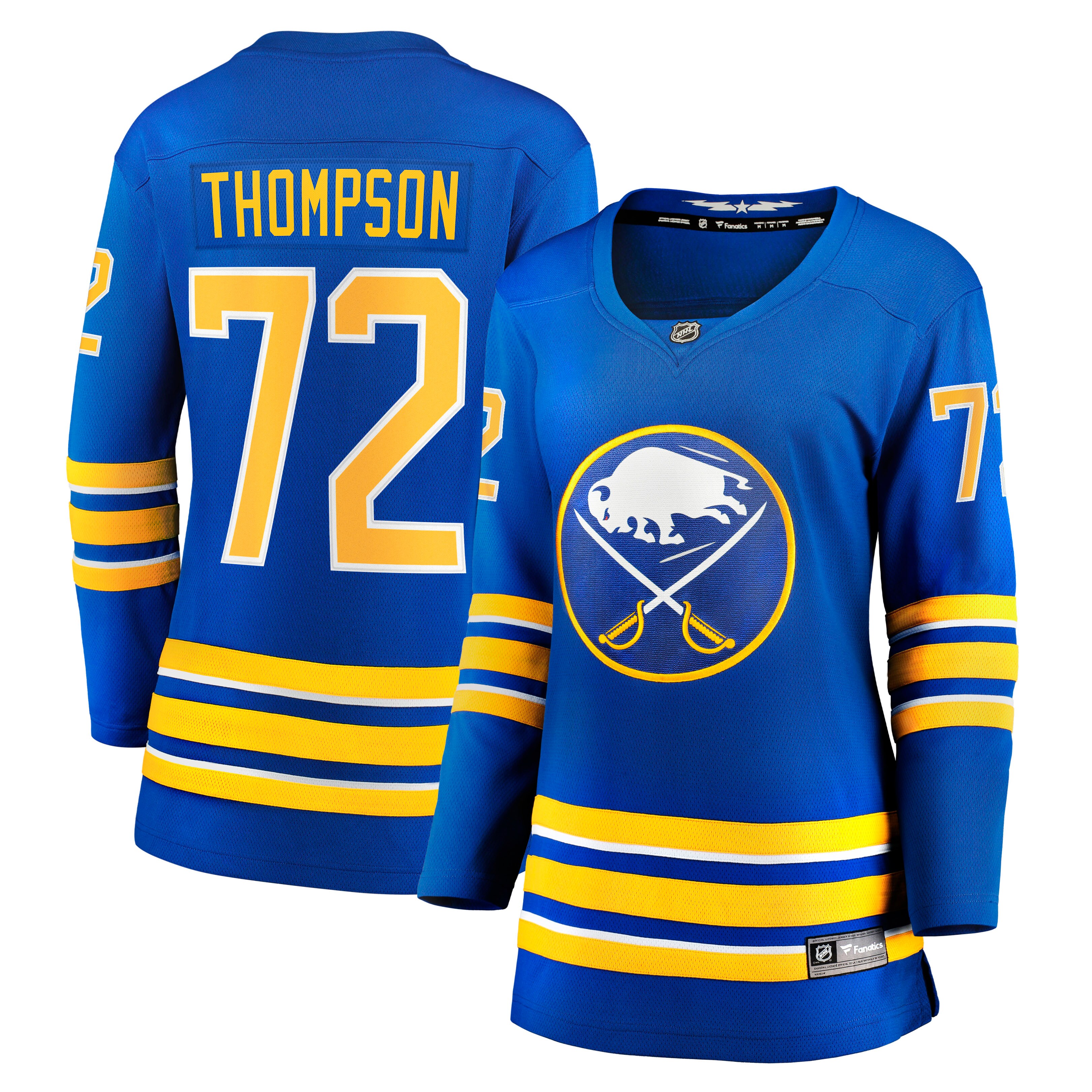 Women's Buffalo Sabres Tage Thompson Royal Home Breakaway Player Jersey - JS226 