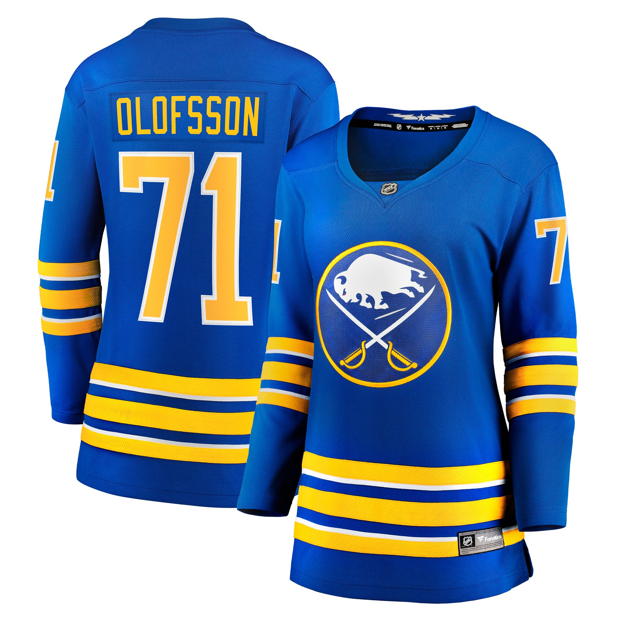 Women's Buffalo Sabres Victor Olofsson Royal Breakaway Player Jersey - JS958 