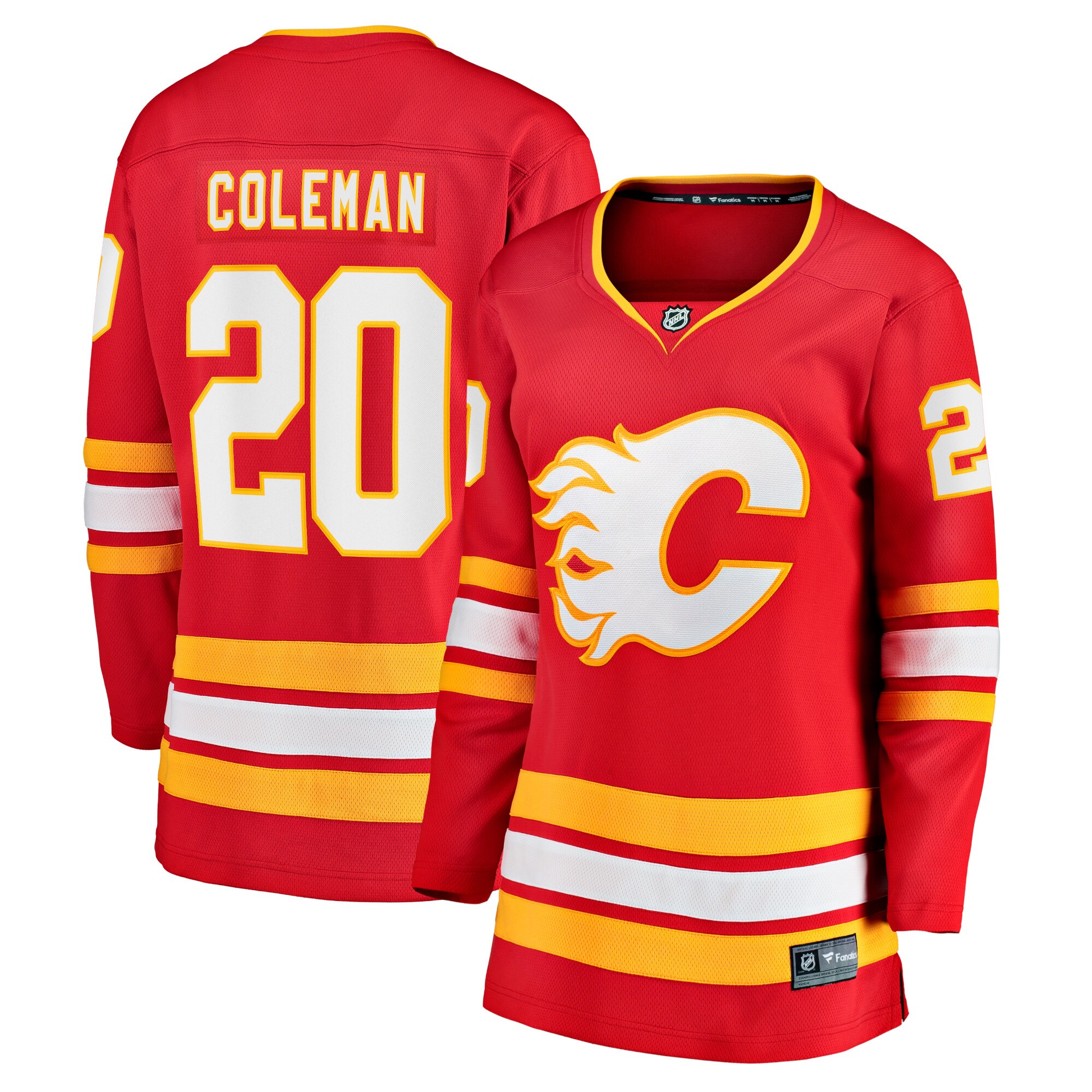 Women's Calgary Flames Blake Coleman Red Home Breakaway Player Jersey - JS332 