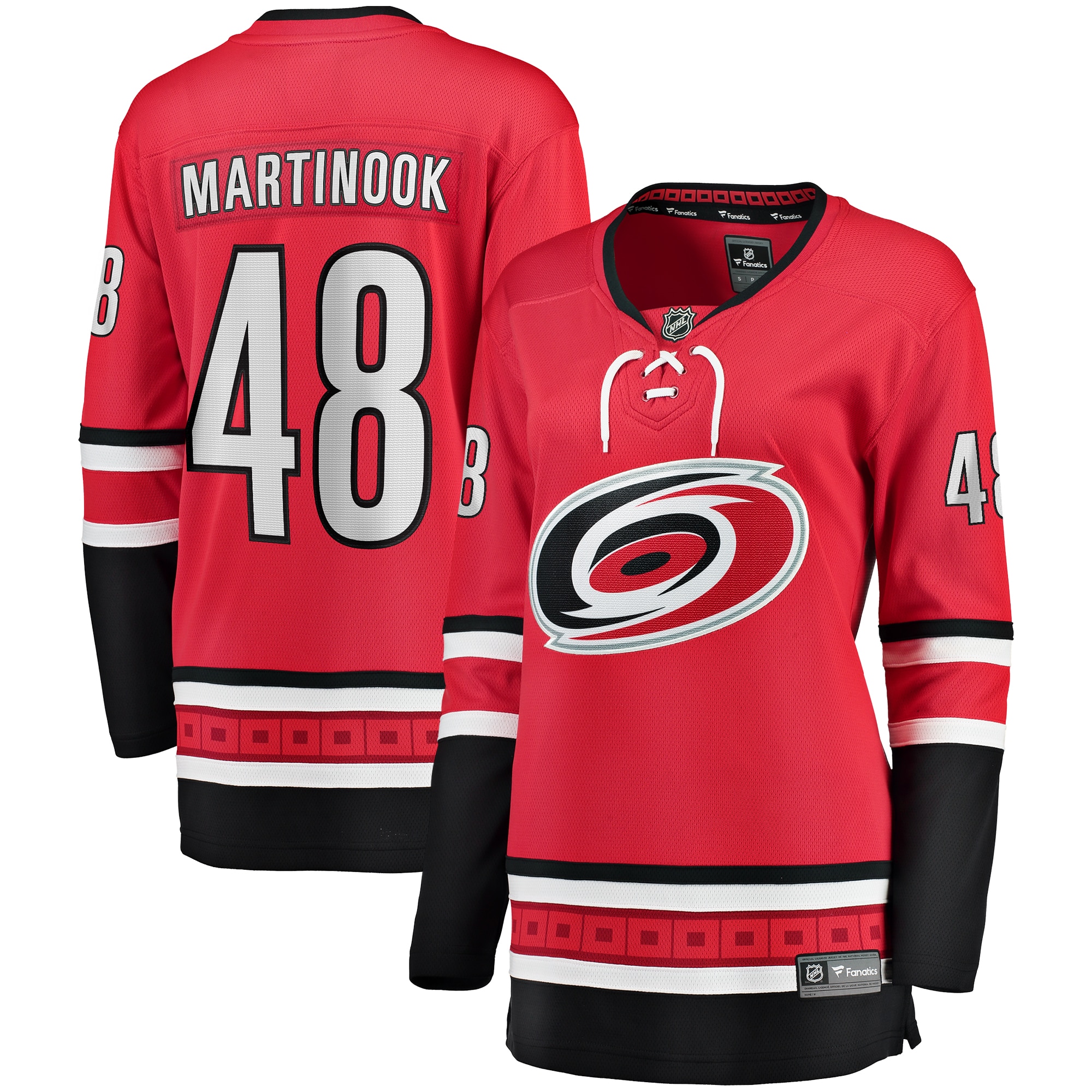 Women's Carolina Hurricanes Jordan Martinook Red Alternate Breakaway Player Jersey - JS667 