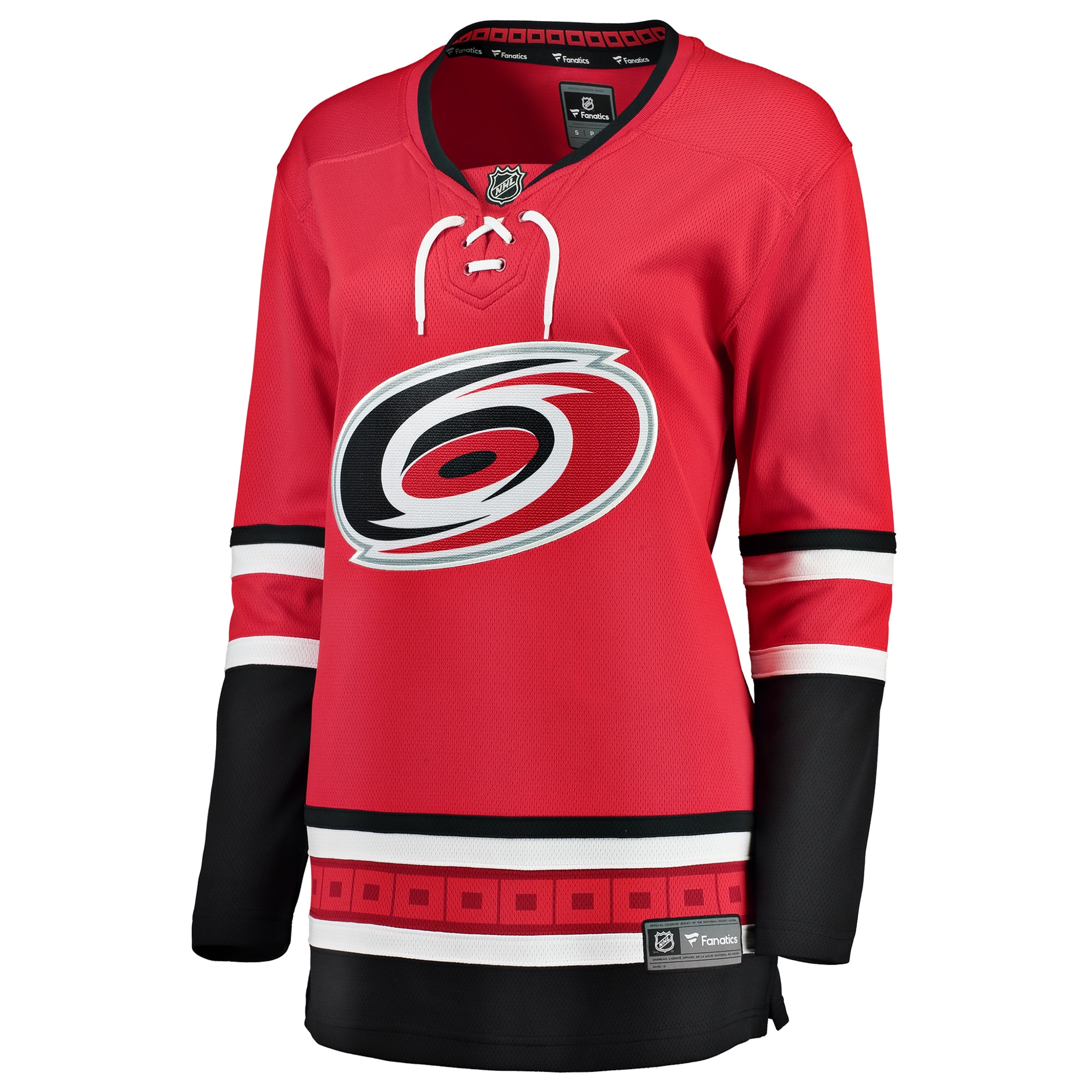 Alternative view of Women's Carolina Hurricanes Red Breakaway Alternate Jersey - JS927 