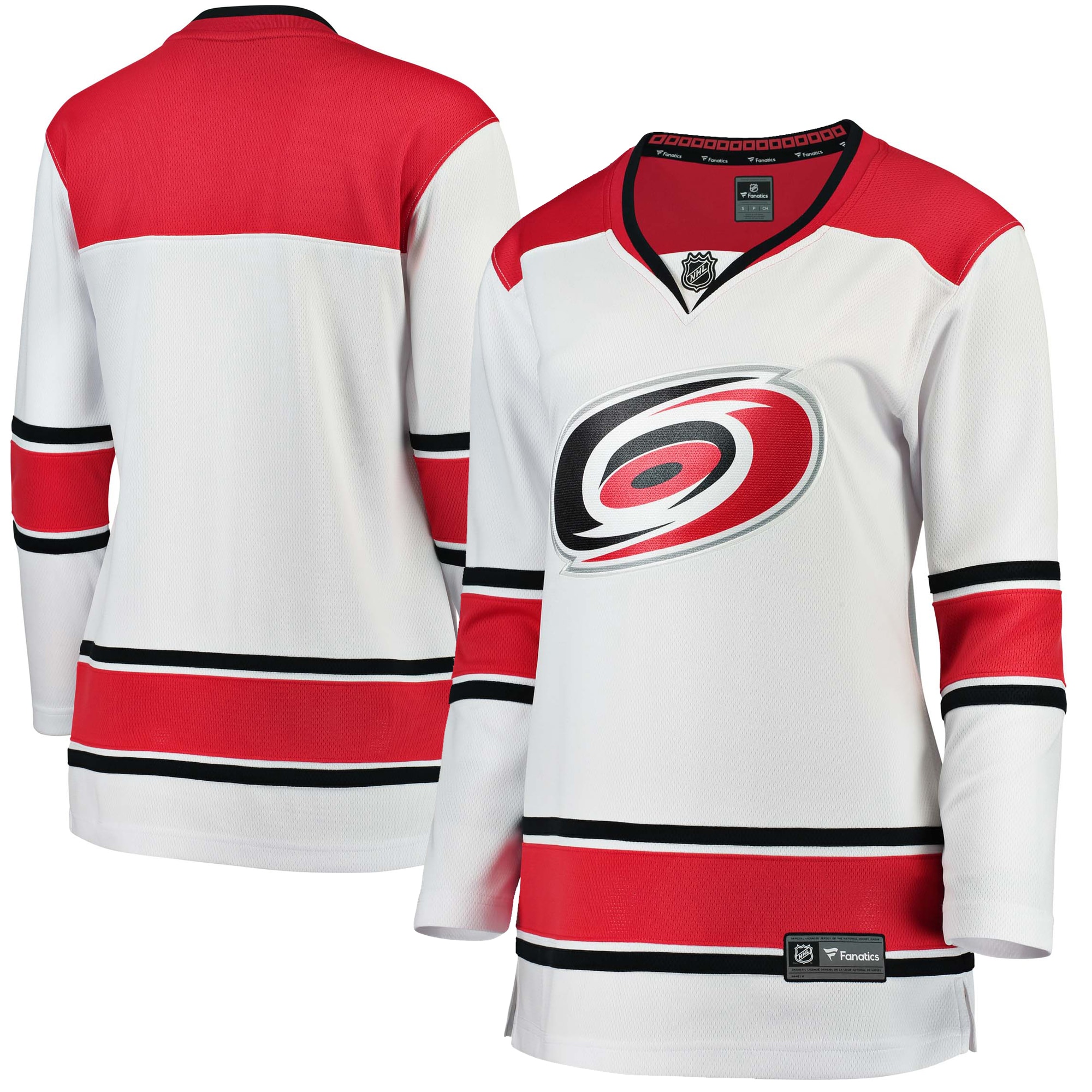 Women's Carolina Hurricanes White Away Breakaway Jersey - JS185 