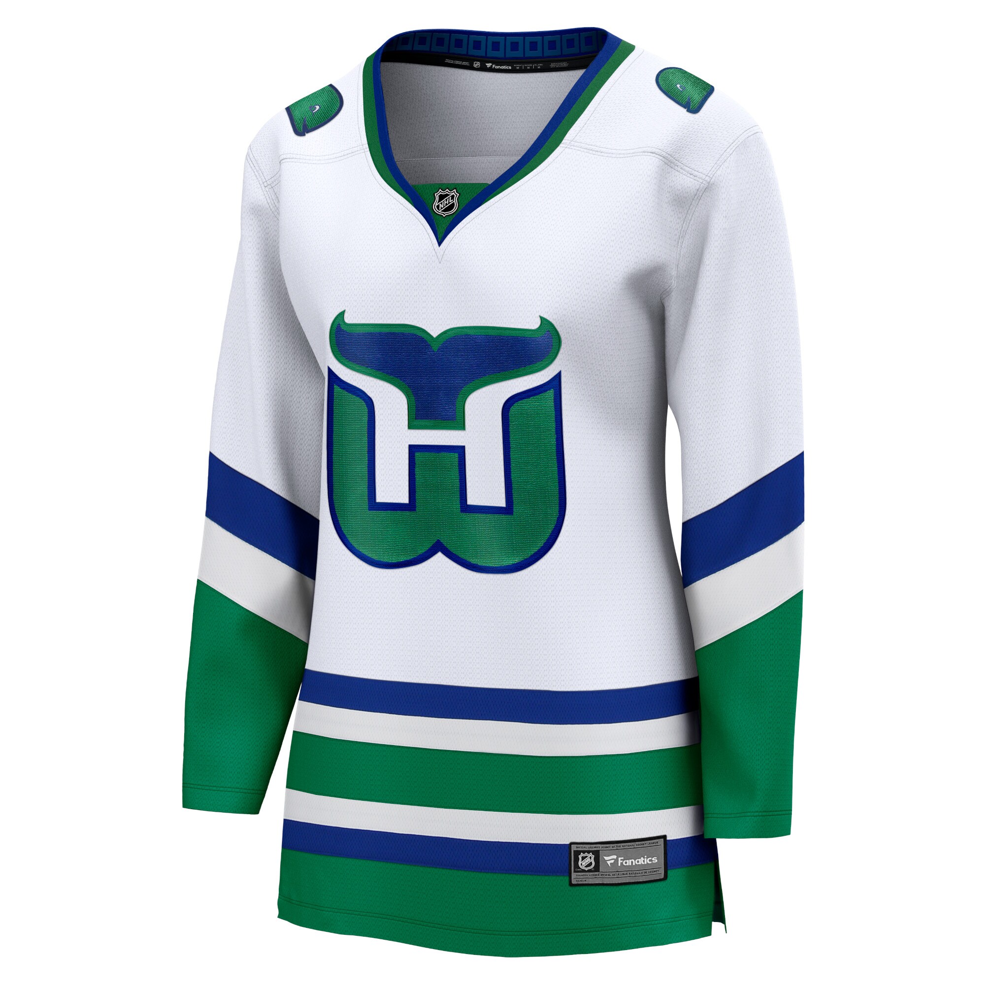 Alternative view of Women's Carolina Hurricanes White Whalers Premier Breakaway Jersey - JS672 