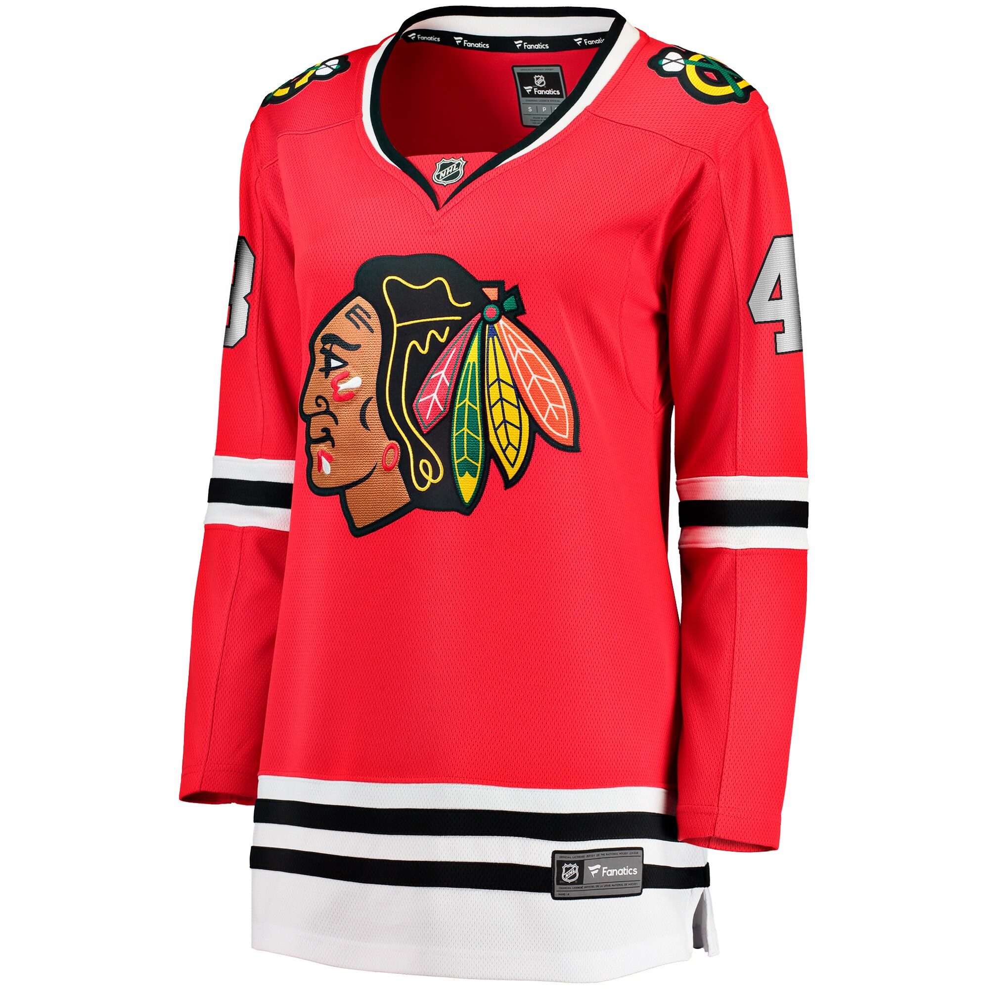 Alternative view of Women's Chicago Blackhawks Colin Blackwell Red Home Breakaway Player Jersey - JS329 