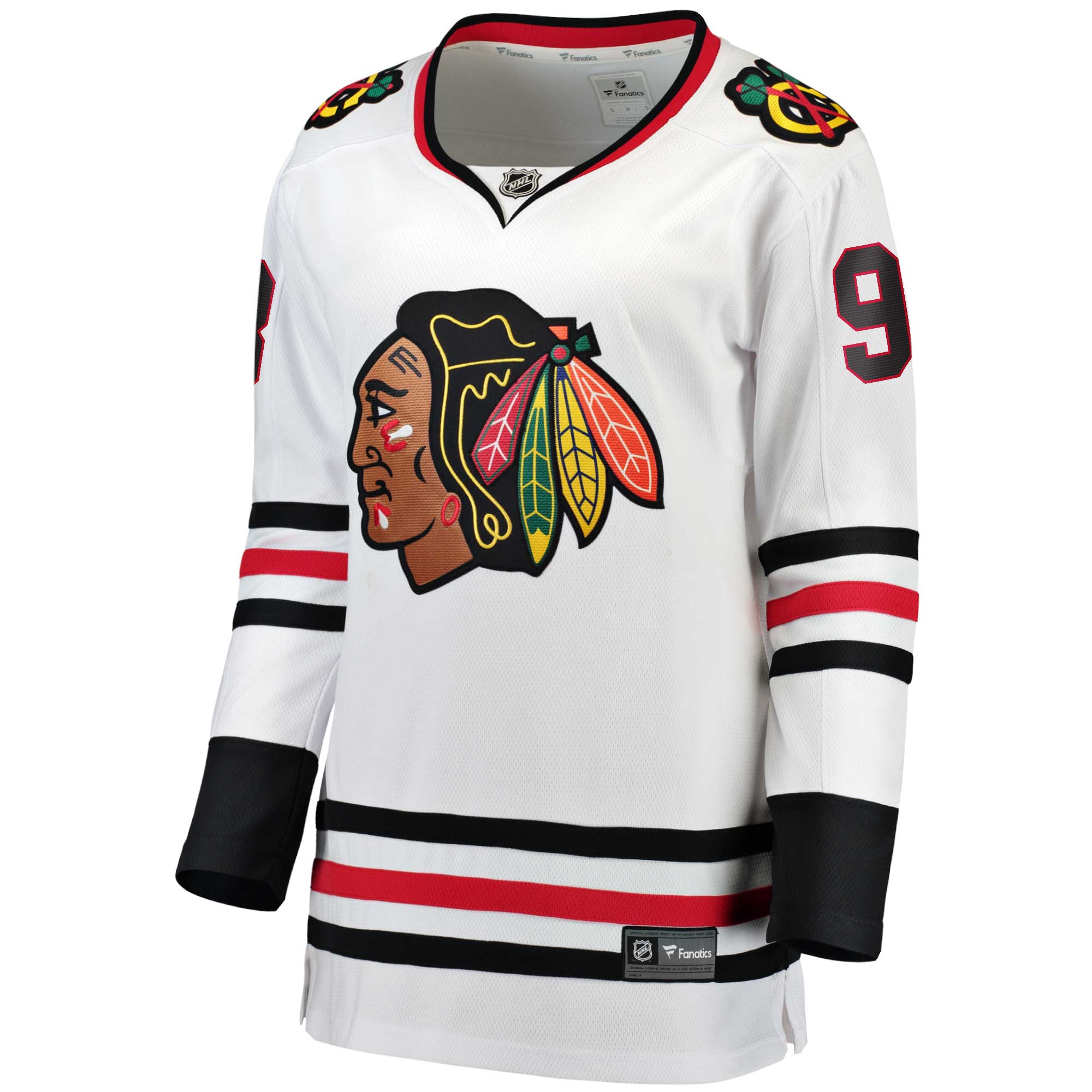 Alternative view of Women's Chicago Blackhawks Connor Bedard White Away Premier Breakaway Player Jersey - JS567 
