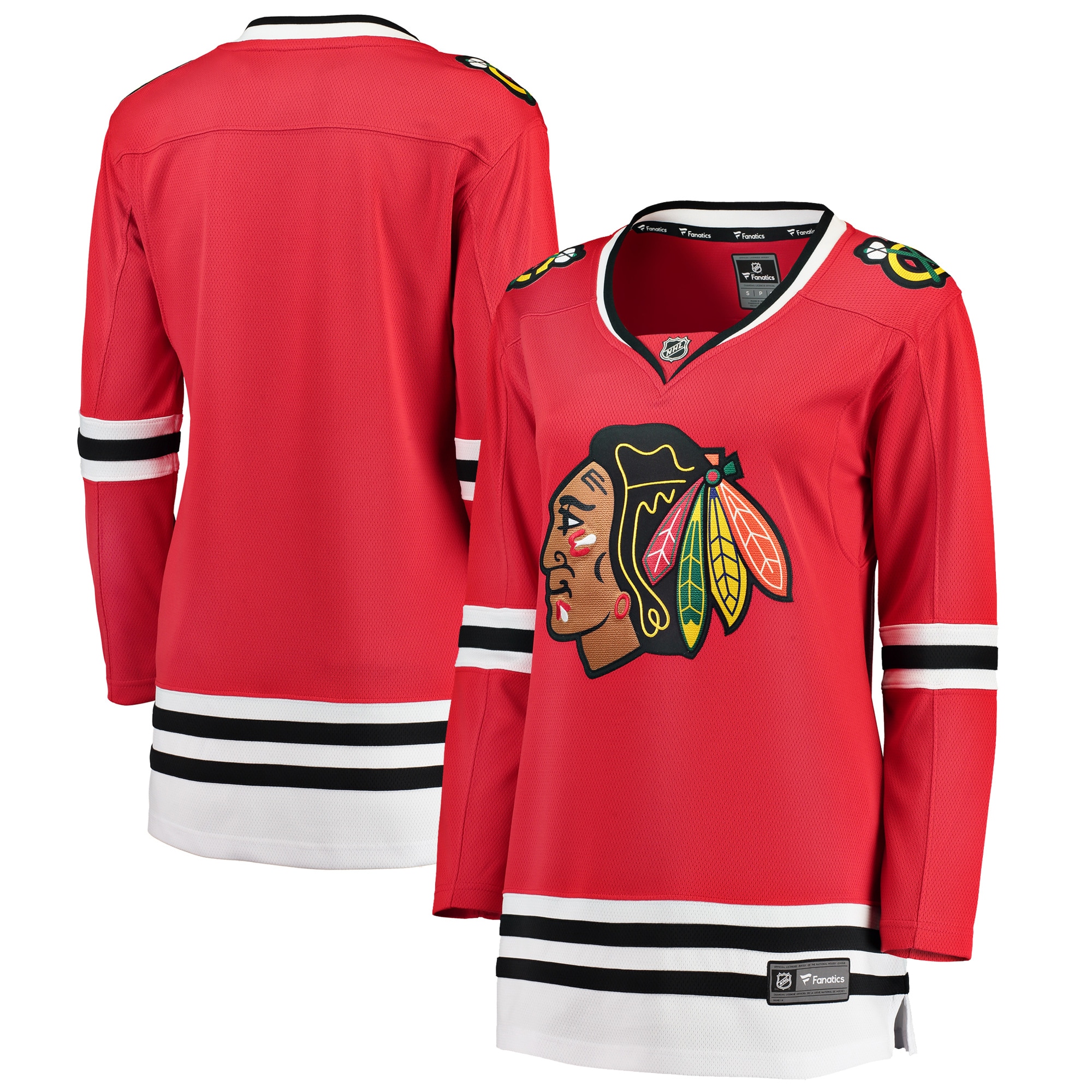 Women's Chicago Blackhawks Red Breakaway Home Jersey - JS316 