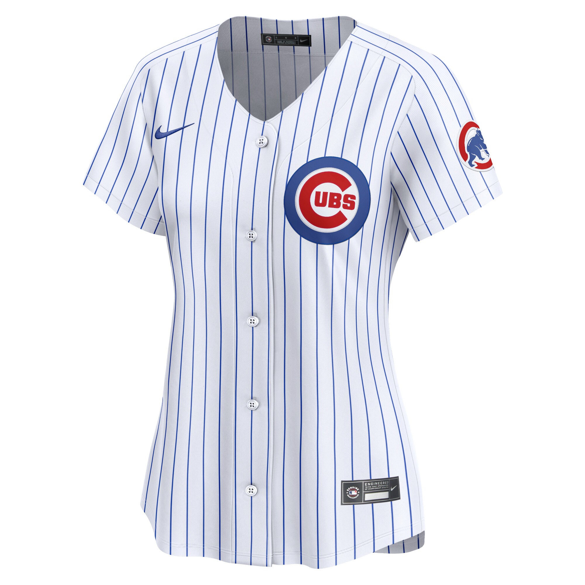 Alternative view of Women's Chicago Cubs Dansby Swanson White Home Limited Player Jersey