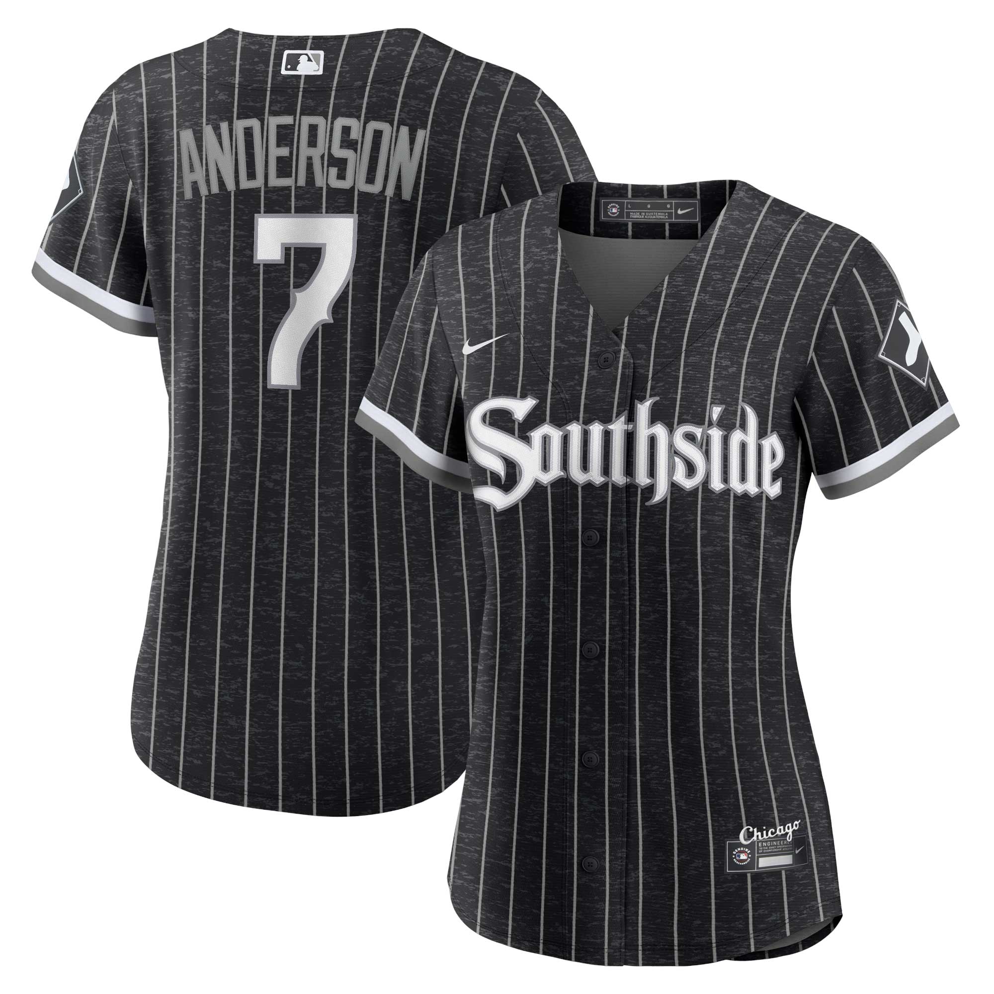 Women's Chicago White Sox Tim Anderson Black City Connect Player Jersey