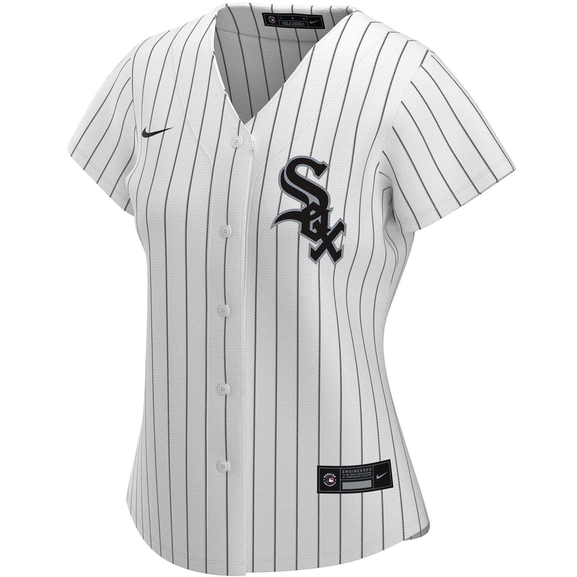 Alternative view of Women's Chicago White Sox White Home Custom Jersey