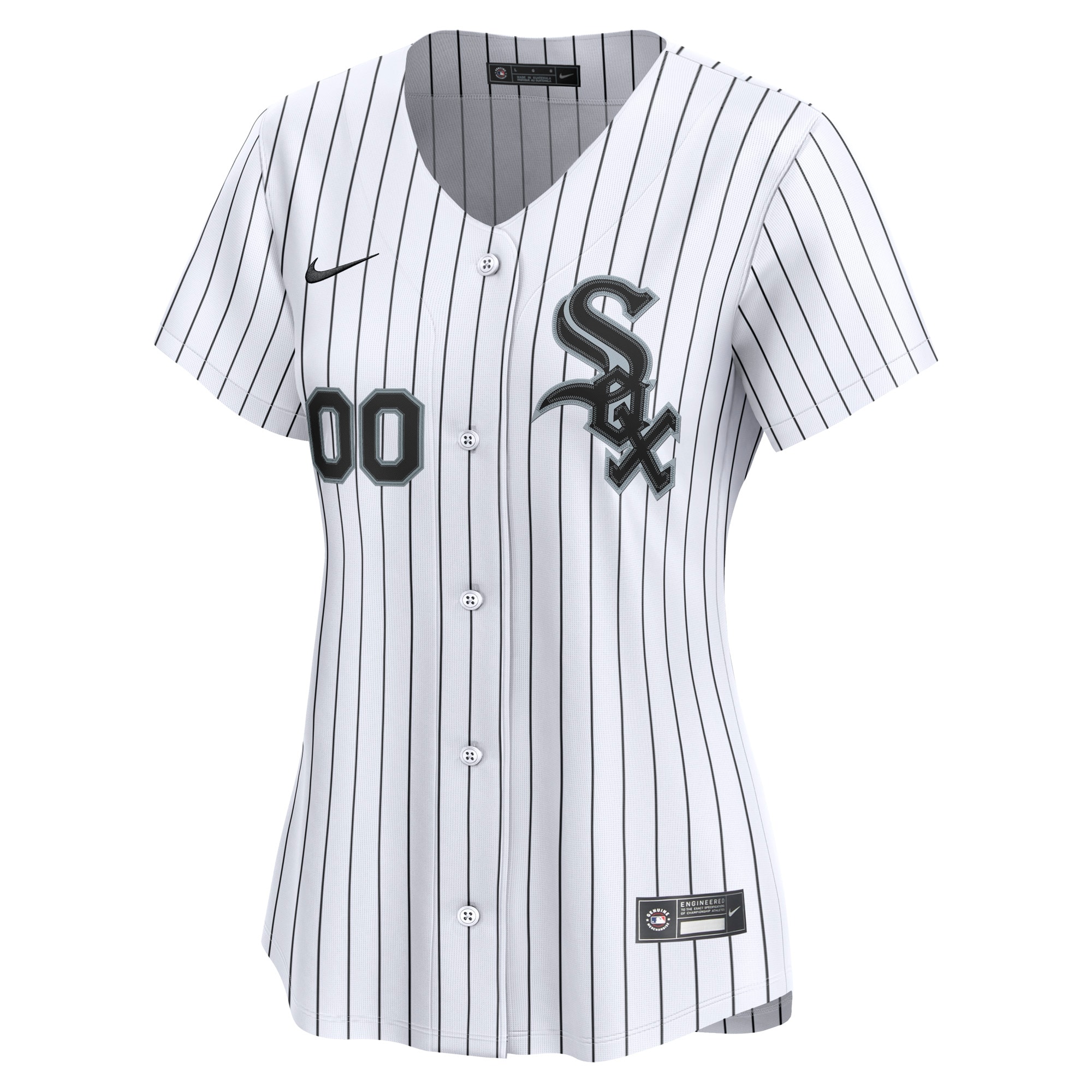Alternative view of Women's Chicago White Sox White Home Limited Custom Jersey