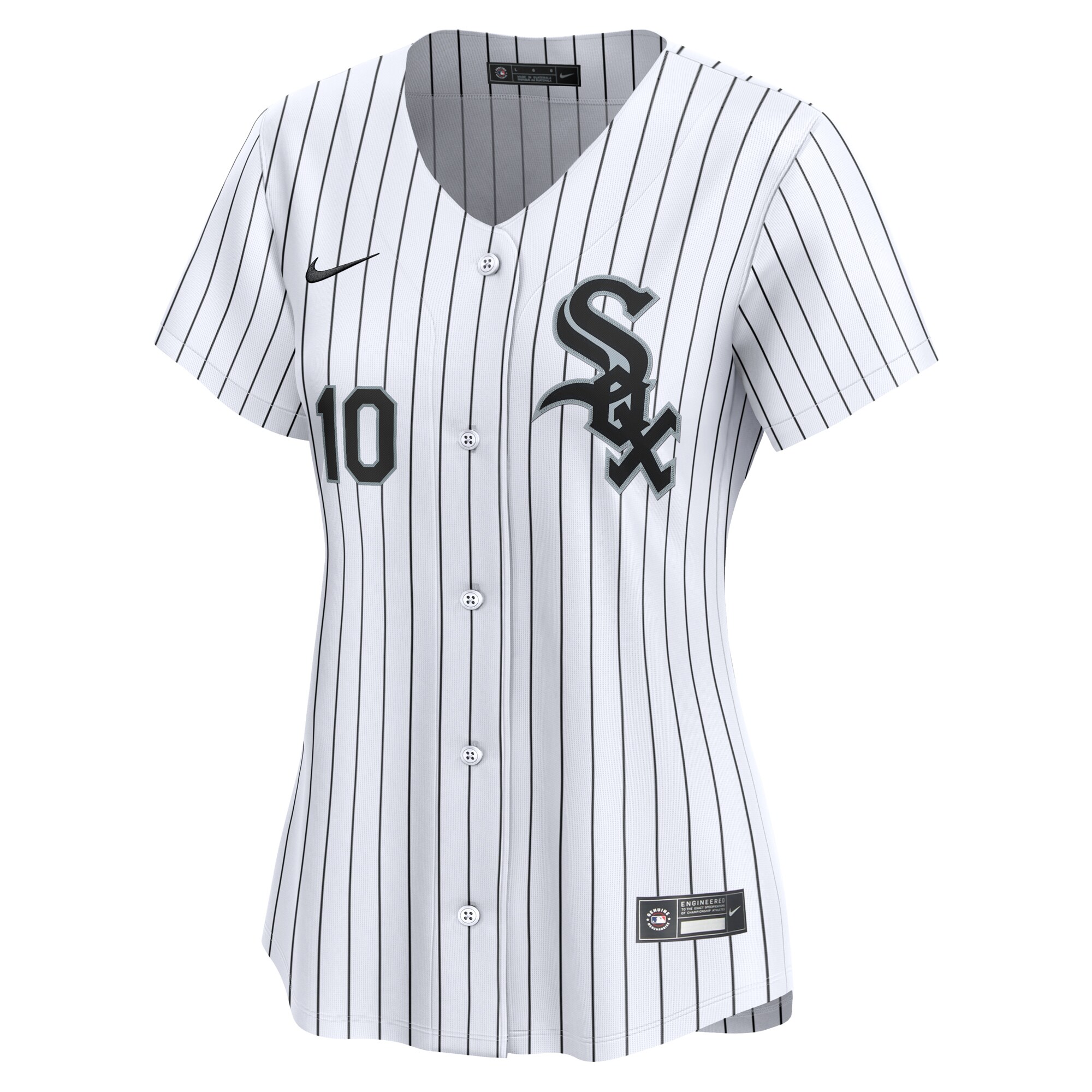 Alternative view of Women's Chicago White Sox Yoan Moncada White Home Limited Player Jersey