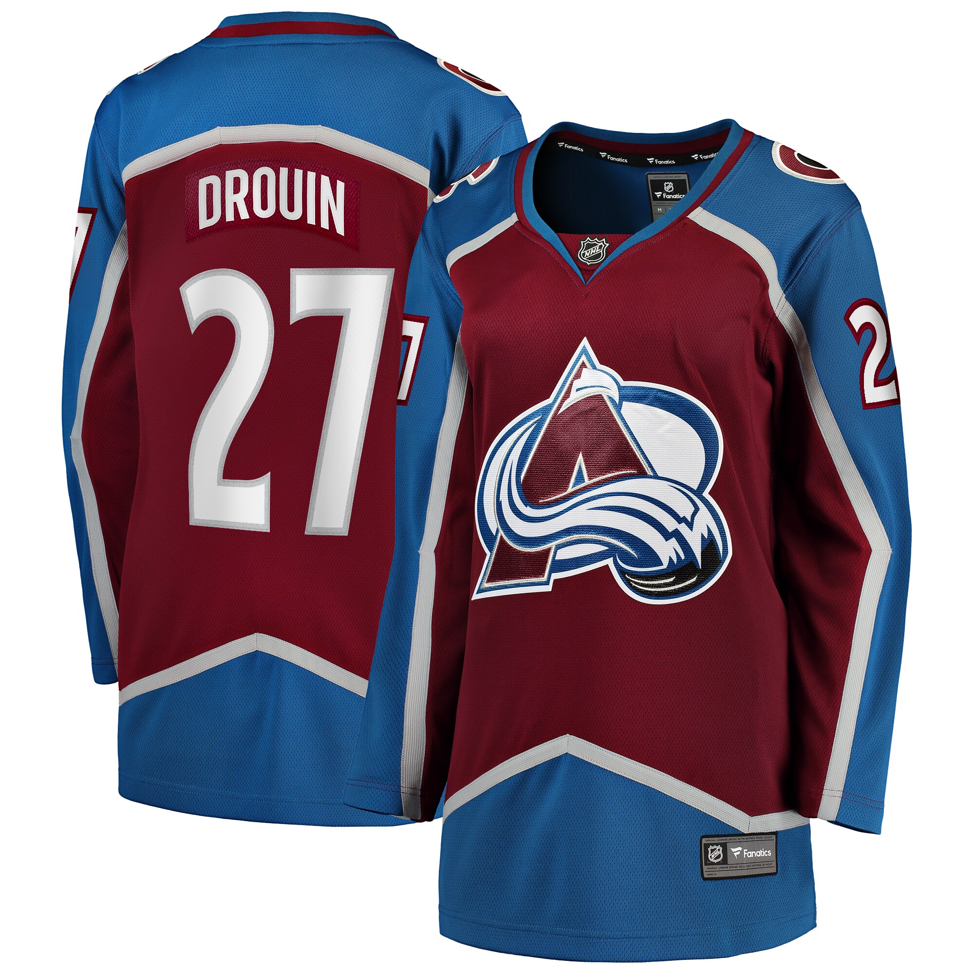 Women's Colorado Avalanche Jonathan Drouin Maroon Home Breakaway Player Jersey - JS350 