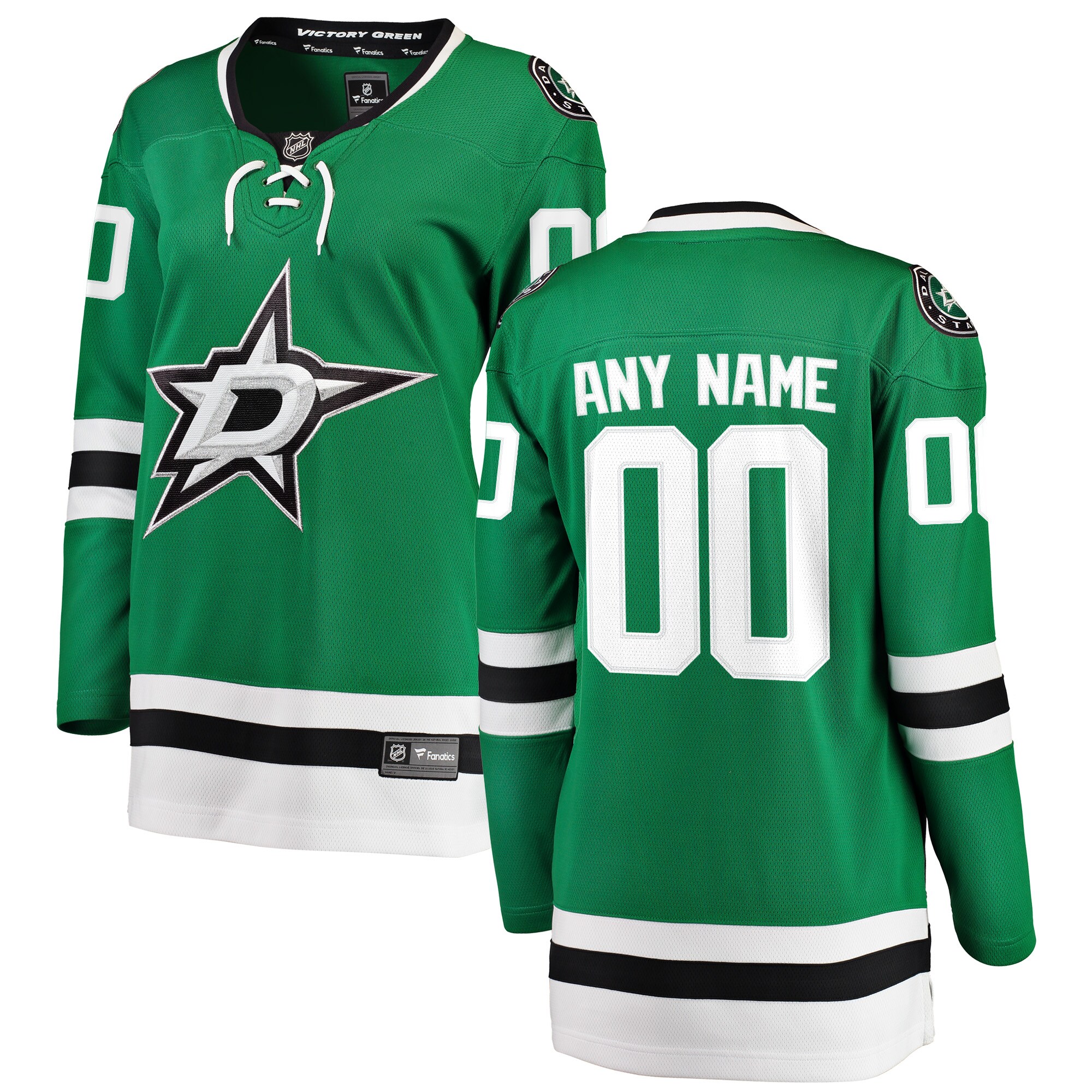 Women's Dallas Stars Green Home Breakaway Custom Jersey - JS299 