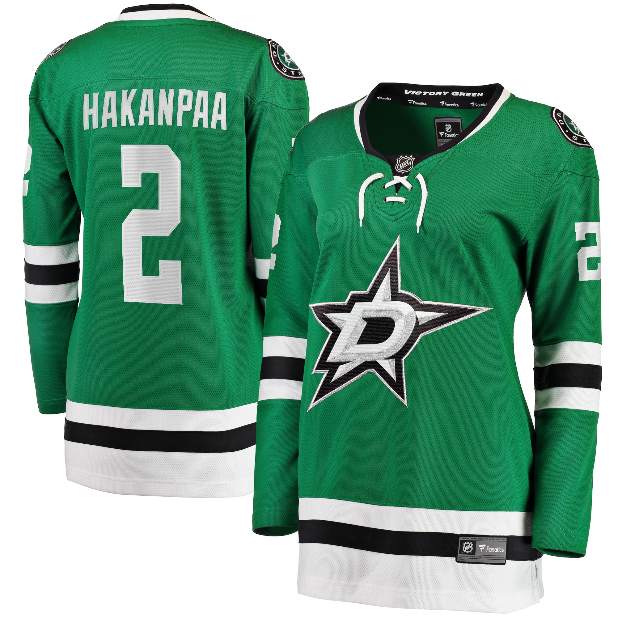Women's Dallas Stars Jani Hakanpaa Kelly Green Home Breakaway Player Jersey - JS585 