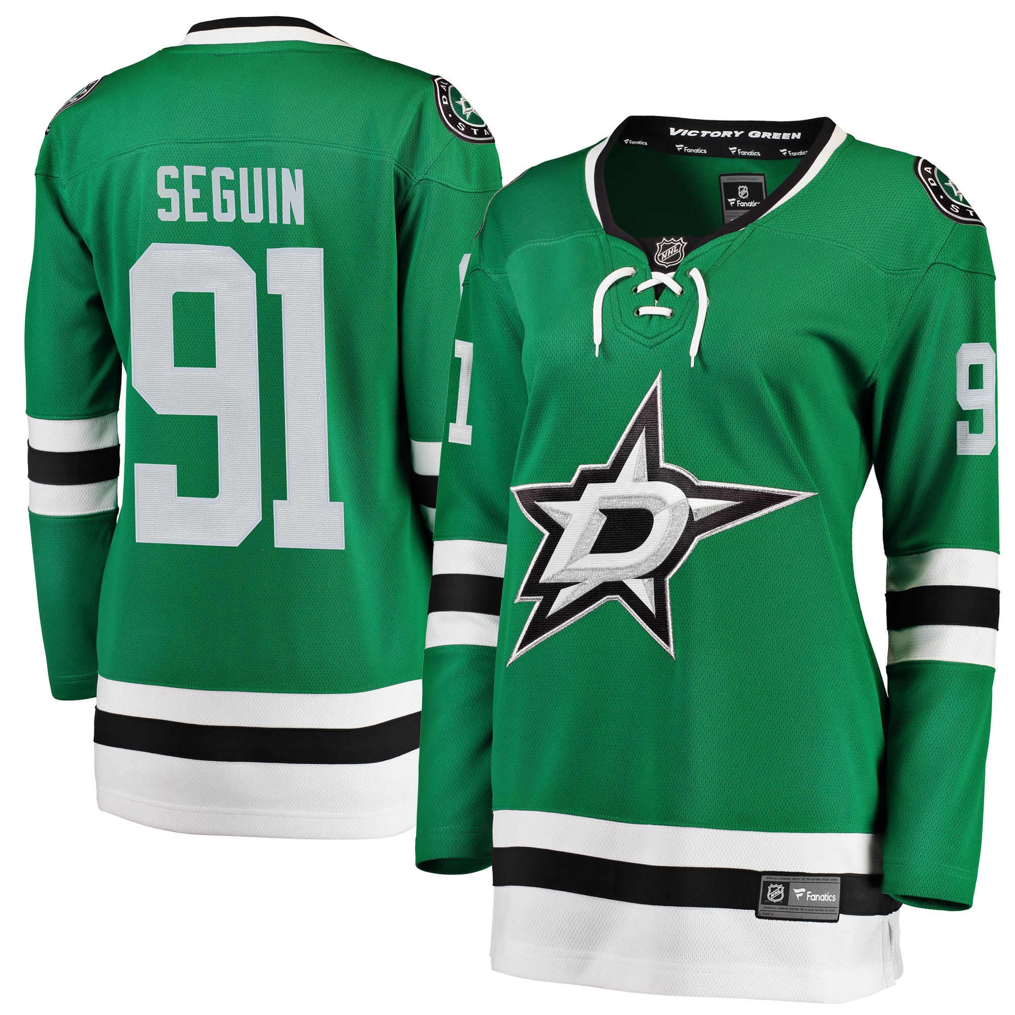 Women's Dallas Stars Tyler Seguin Green Home Breakaway Player Jersey - JS609 