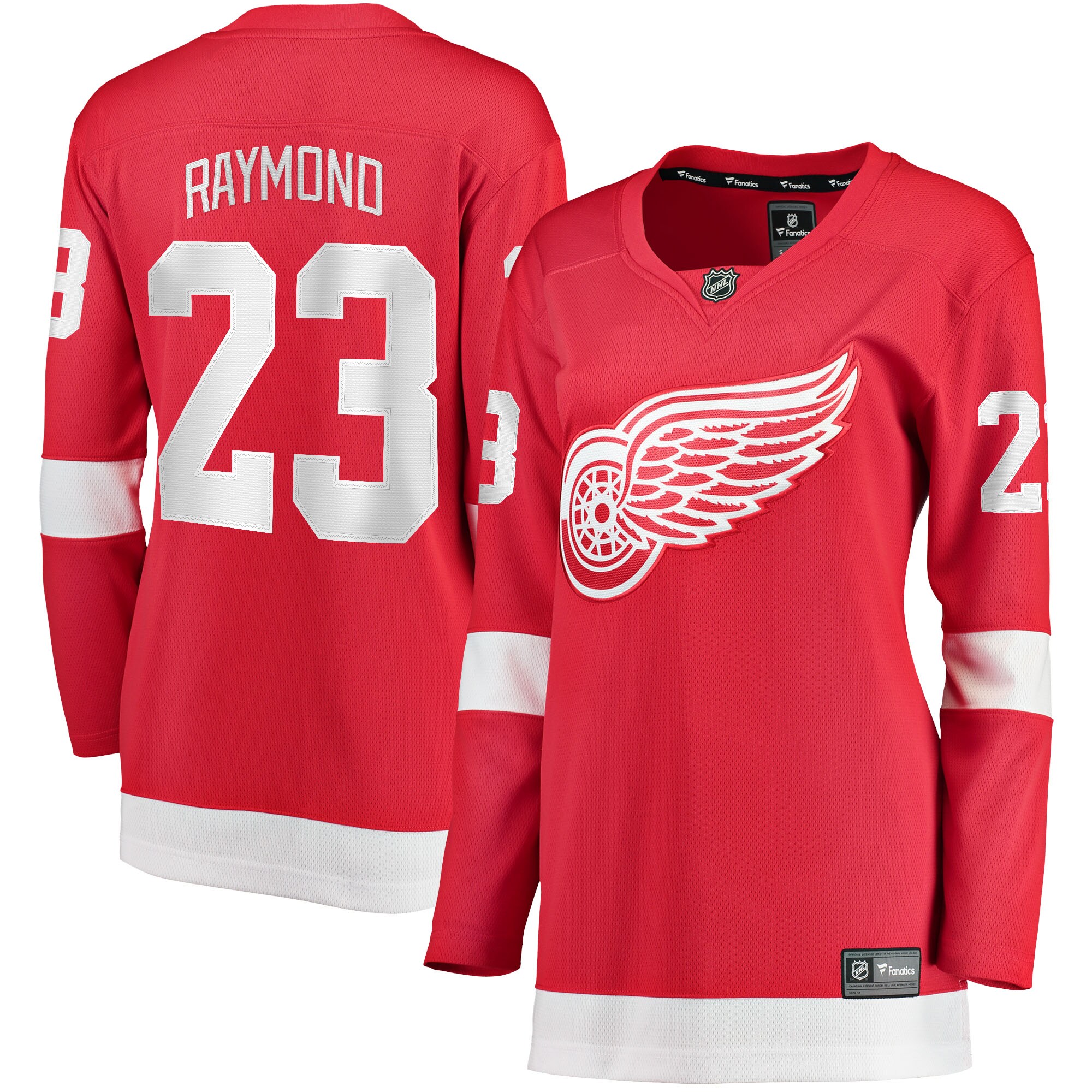 Women's Detroit Red Wings Lucas Raymond Red Home Breakaway Player Jersey - JS379 