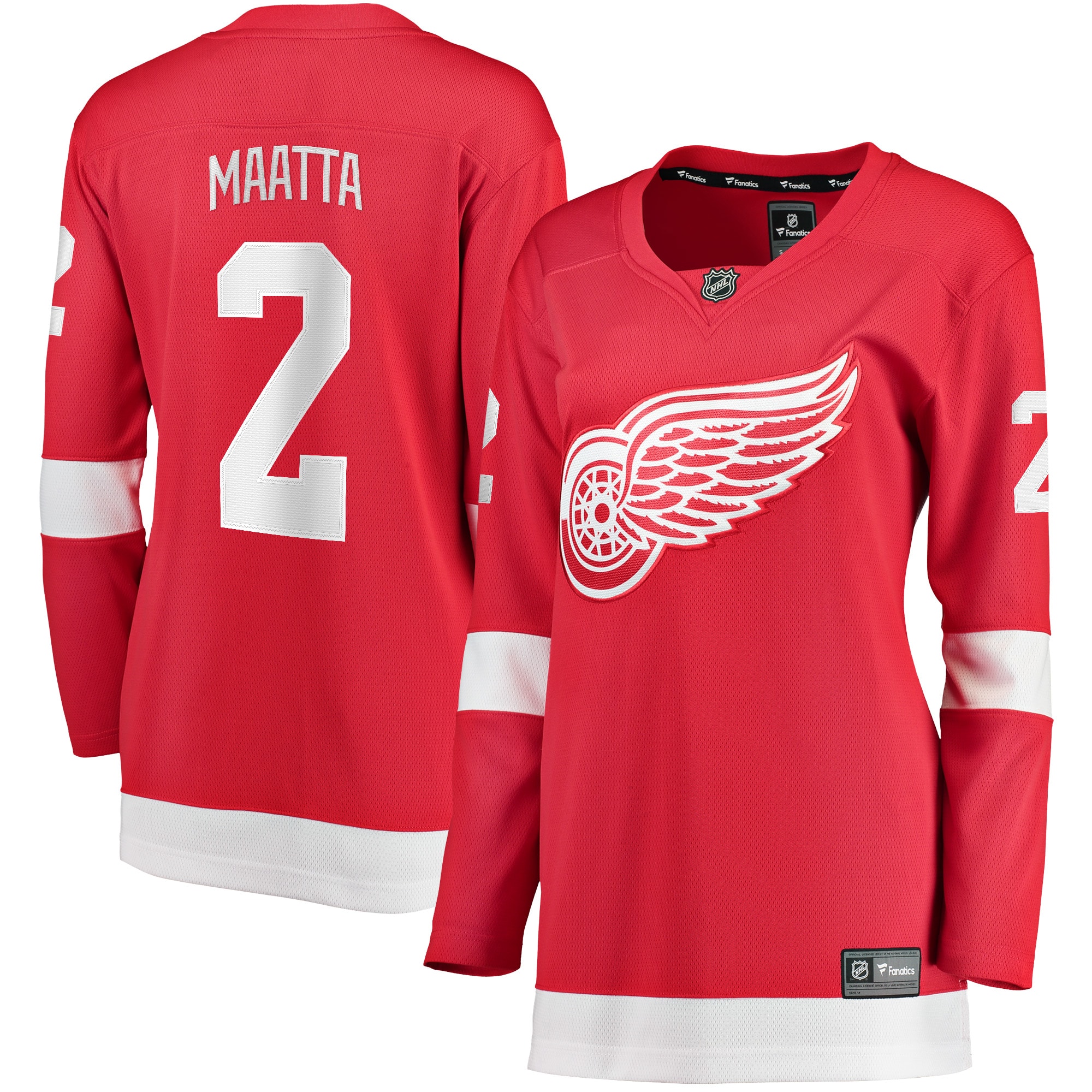 Women's Detroit Red Wings Olli Maatta Red Home Breakaway Player Jersey - JS807 
