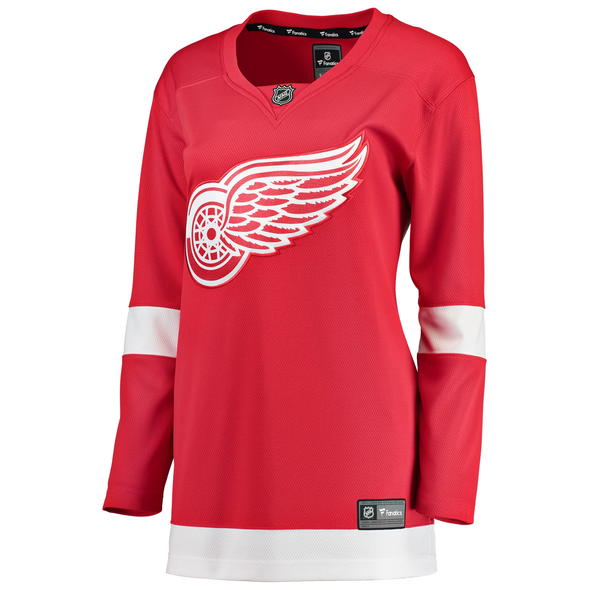 Alternative view of Women's Detroit Red Wings Red Breakaway Home Jersey - JS610 