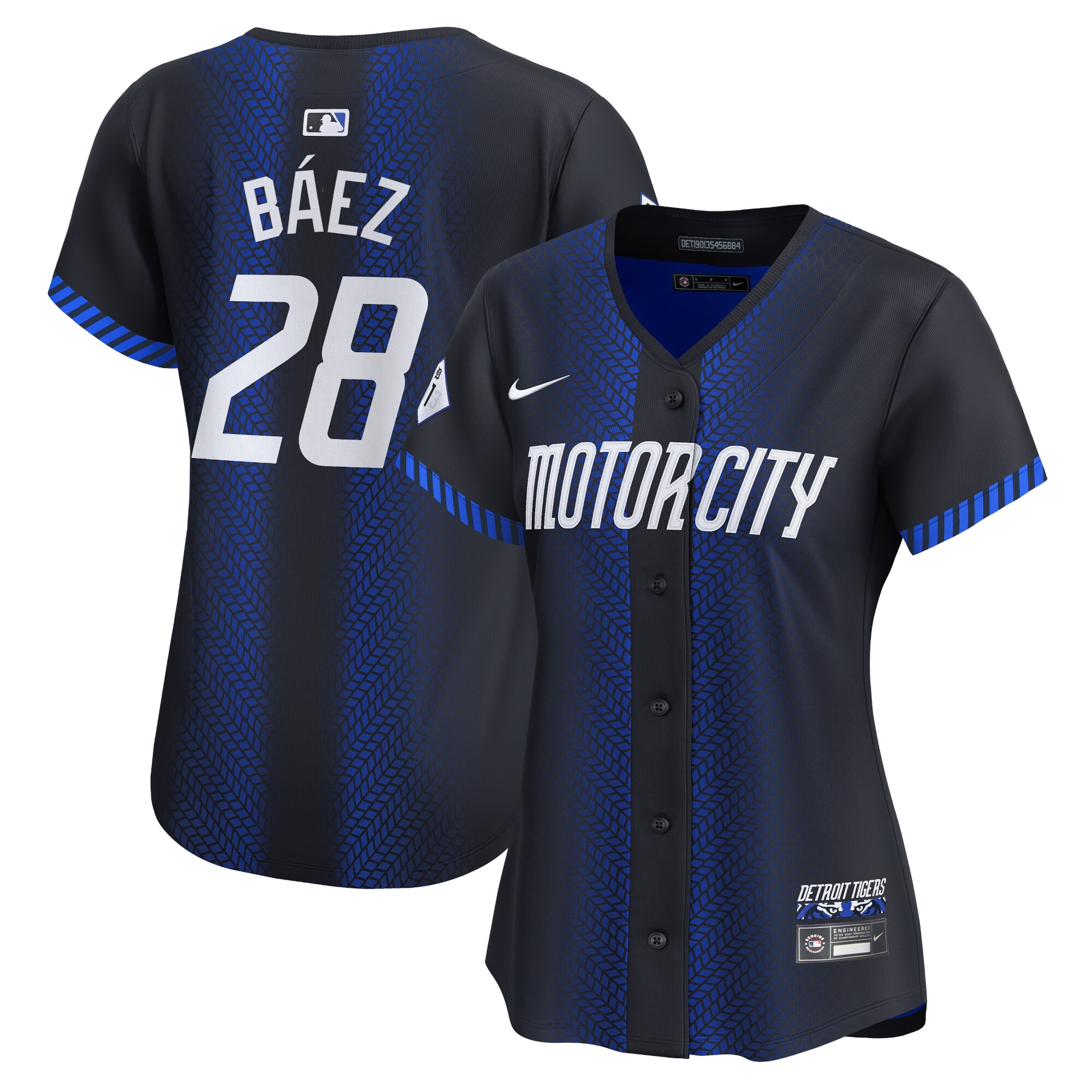 Women's Detroit Tigers Javier Baez Navy 2024 City Connect Limited Jersey