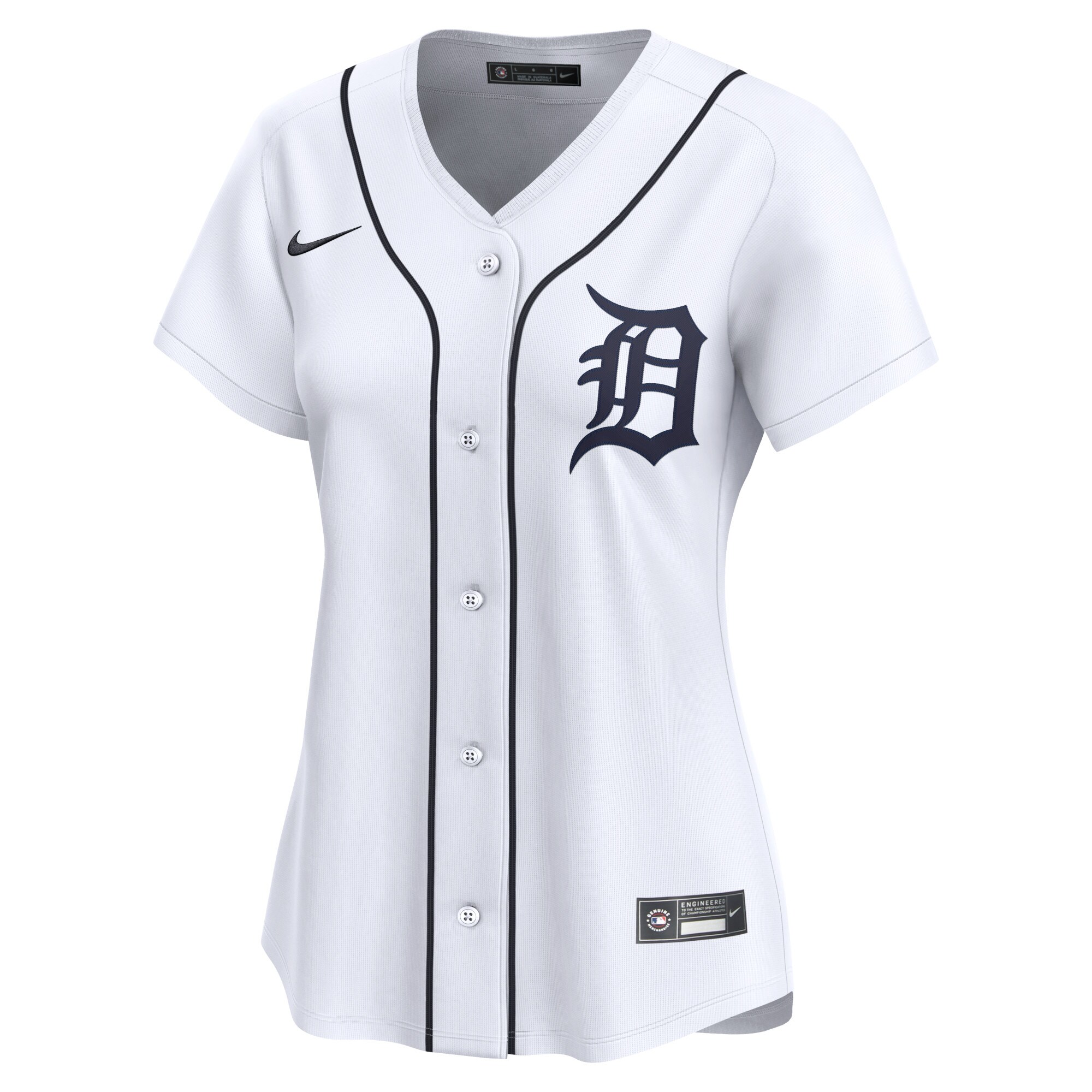 Alternative view of Women's Detroit Tigers Riley Greene White Home Limited Player Jersey